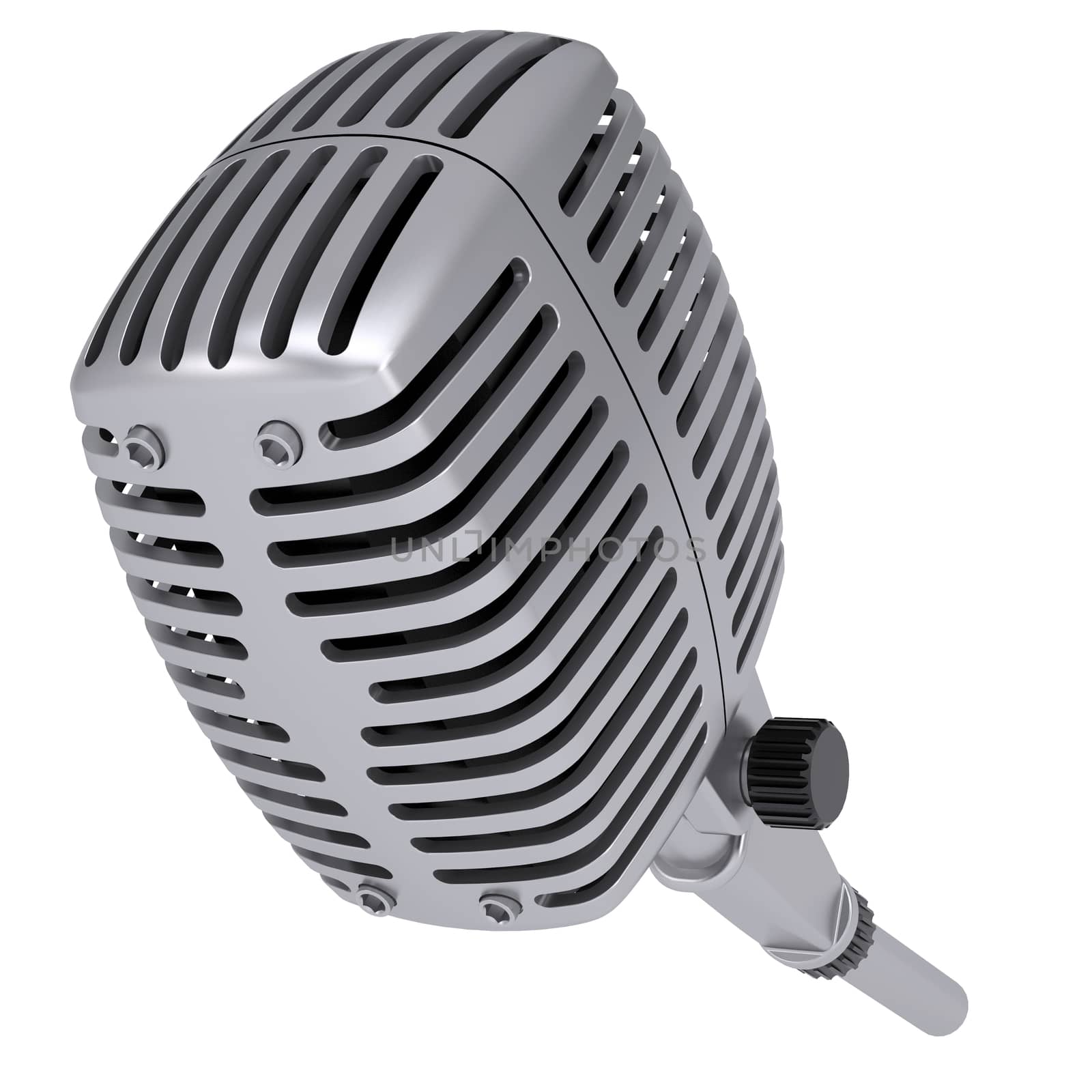 Studio microphone. Isolated render on a white background