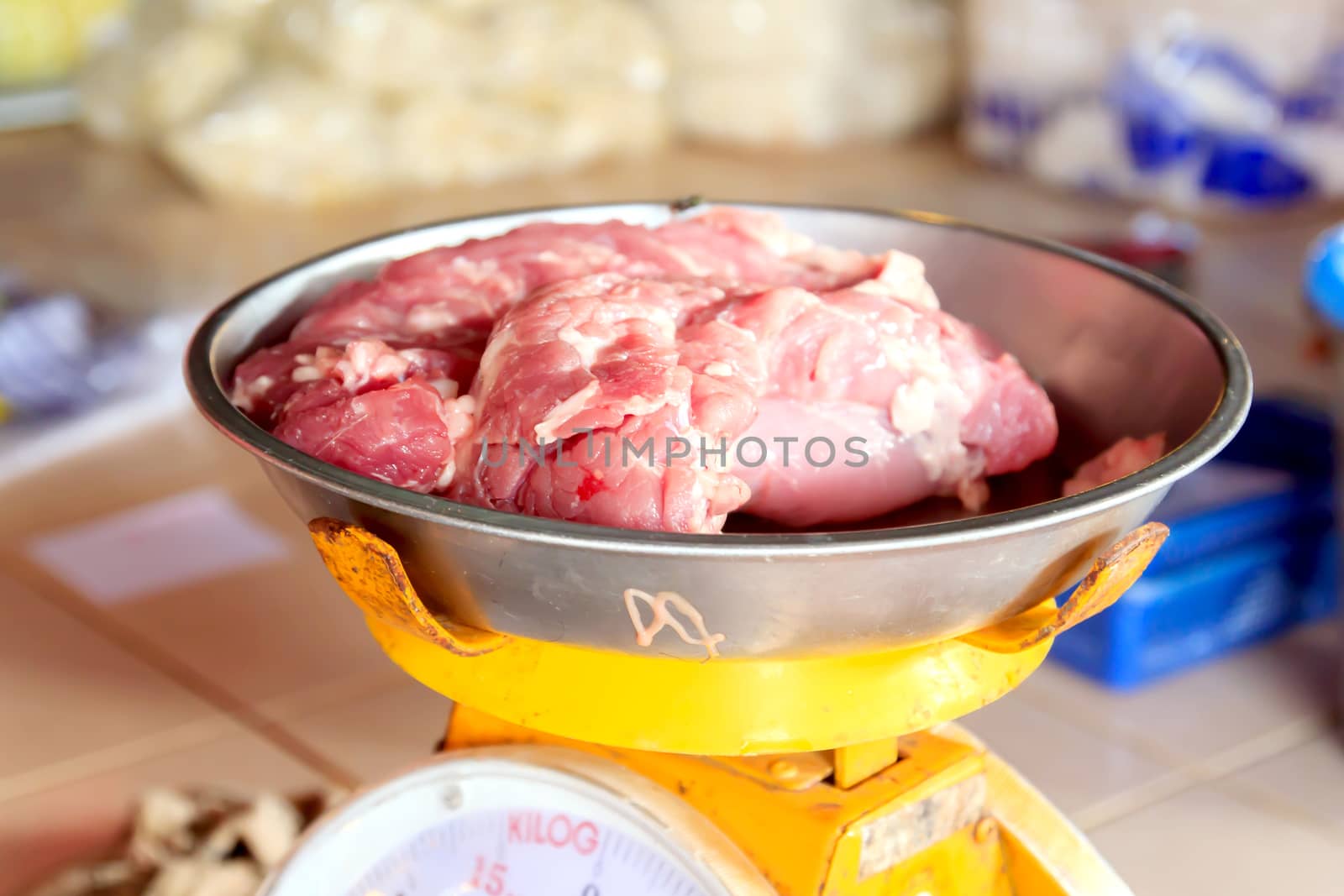 Pork are weighing on the market for sale.