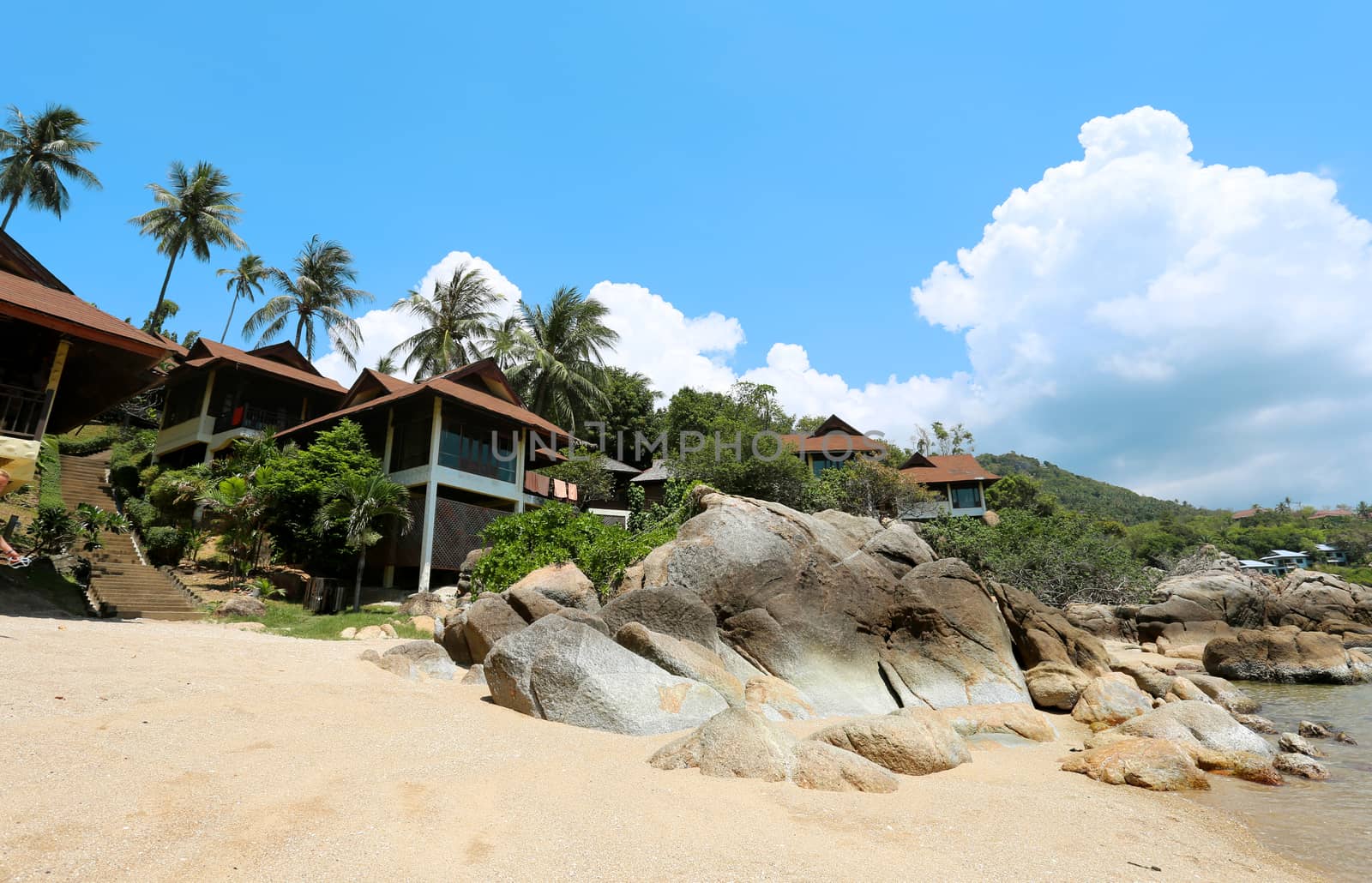 Landscape on the beach