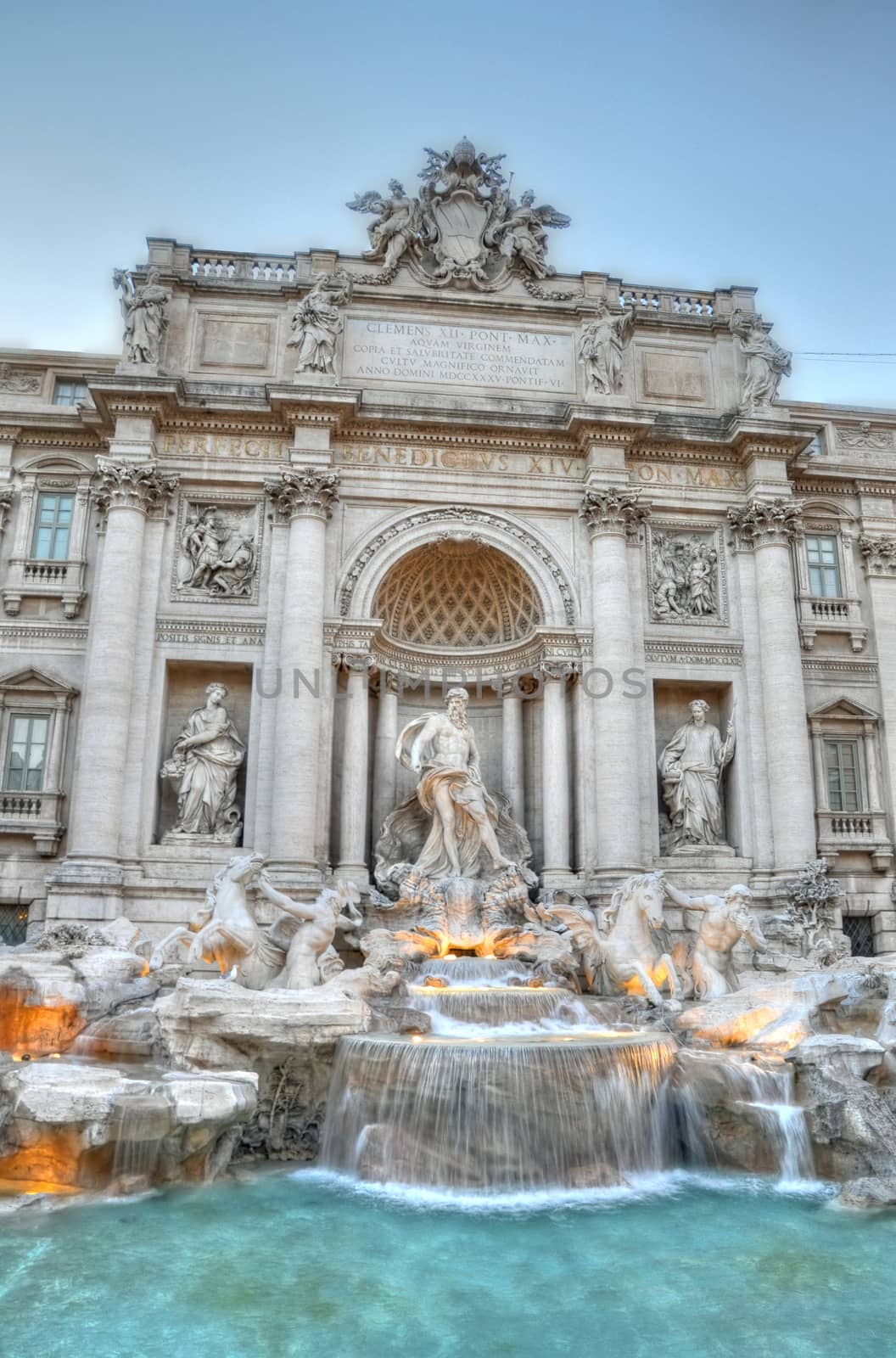 Trevi fountain in Rome by anderm