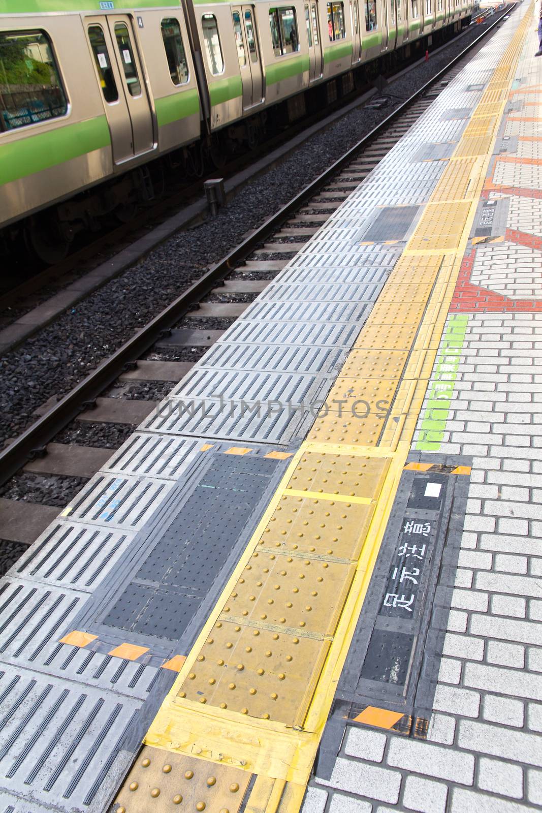 Railroad Station Platform in japan