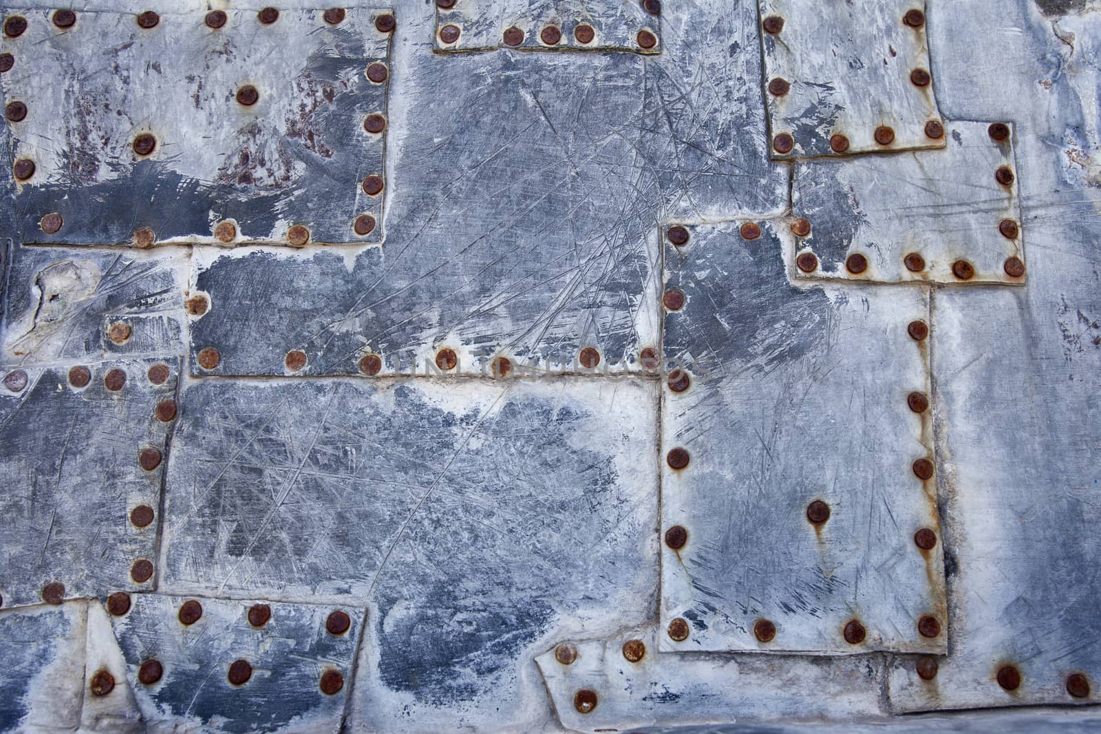 Old Metal Texture with Rivets 