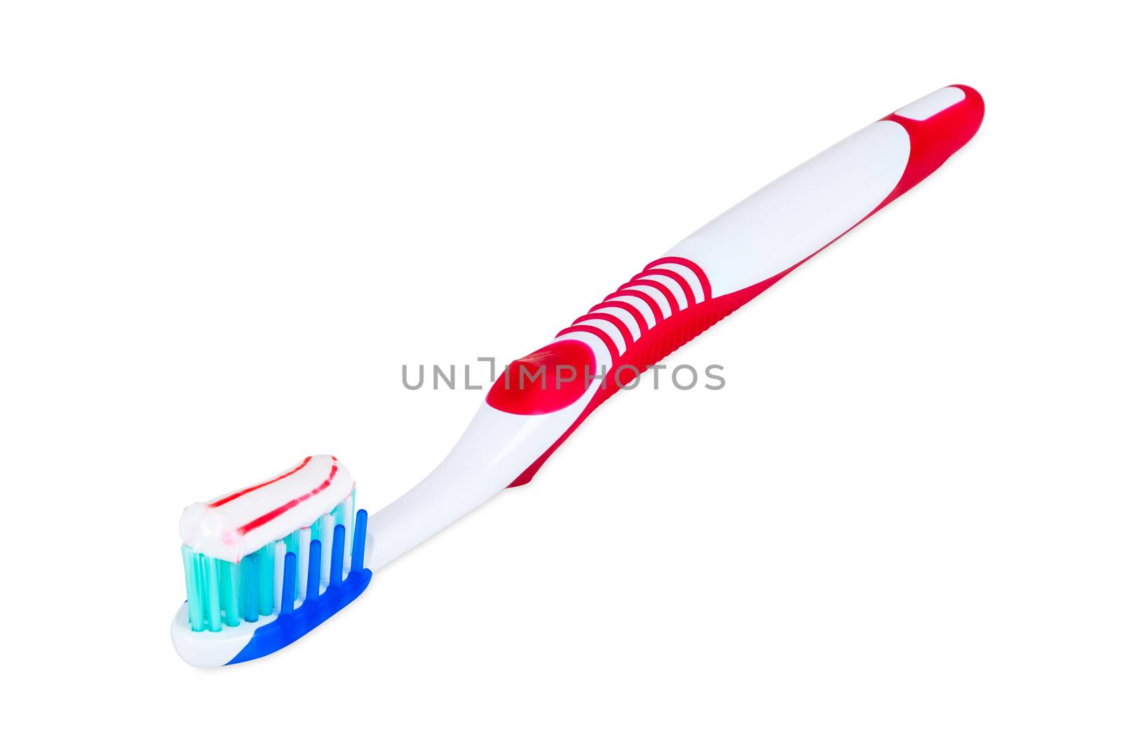Toothbrush with toothpaste by mkos83