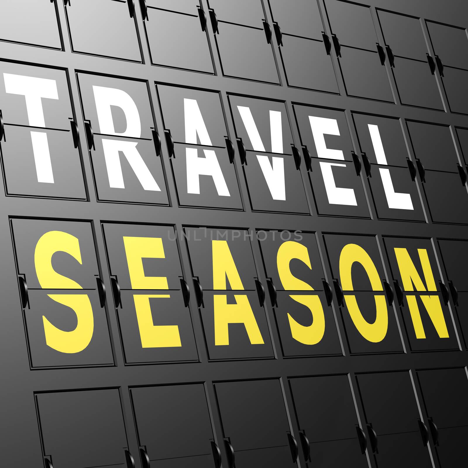 Airport display travel season by tang90246