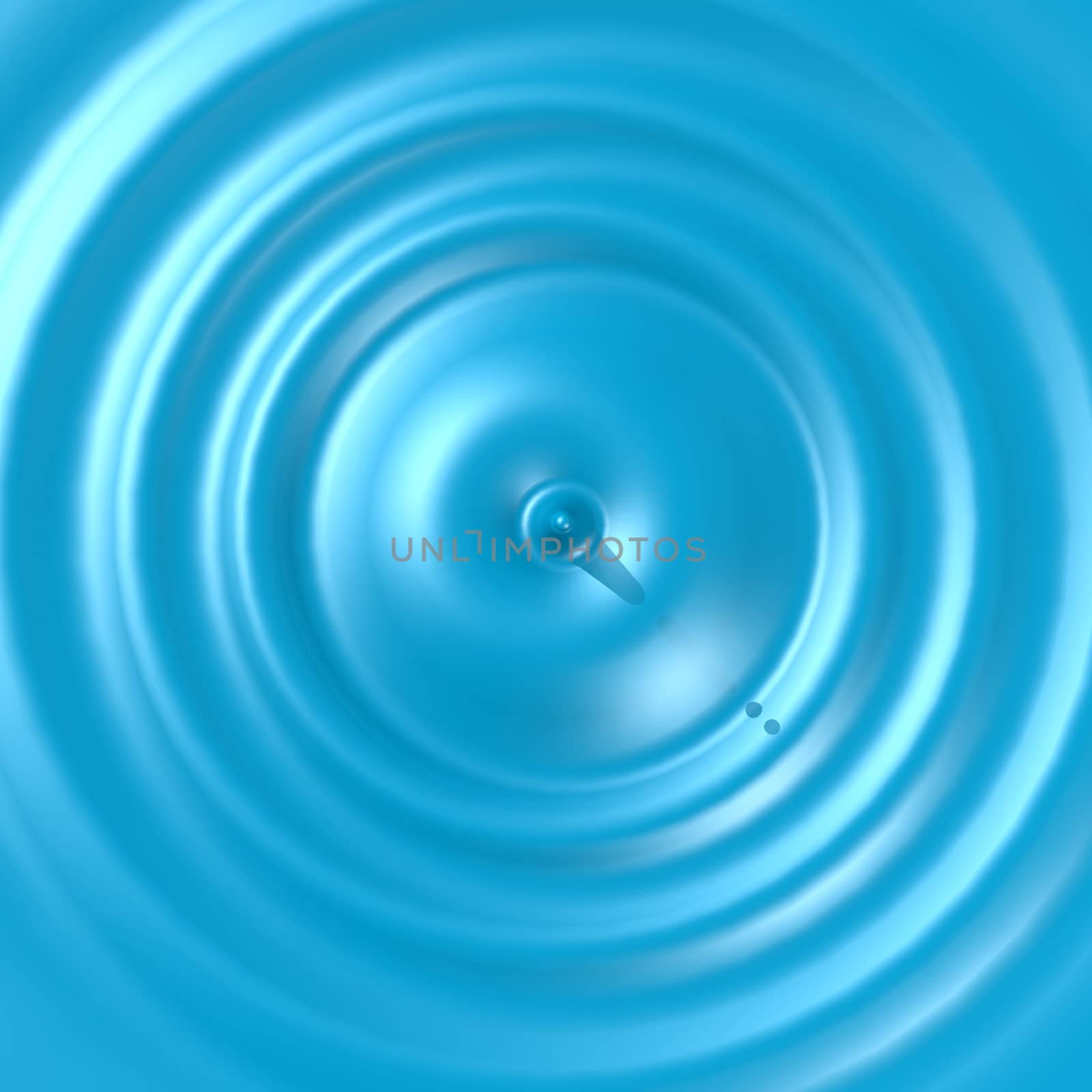 Blue water ripple