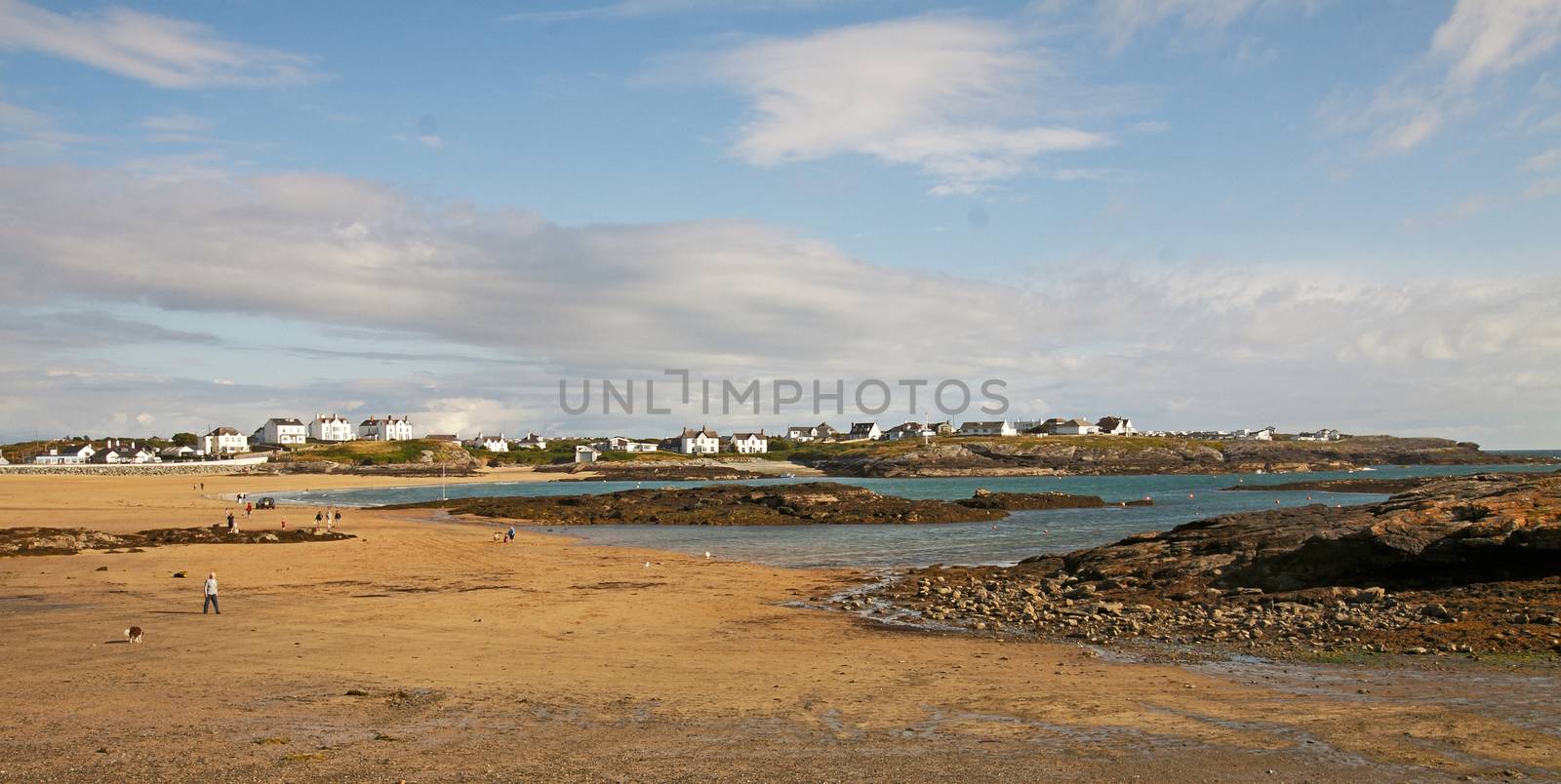Trearddur Bay is an attractive area on Anglesey in North Wales, UK.