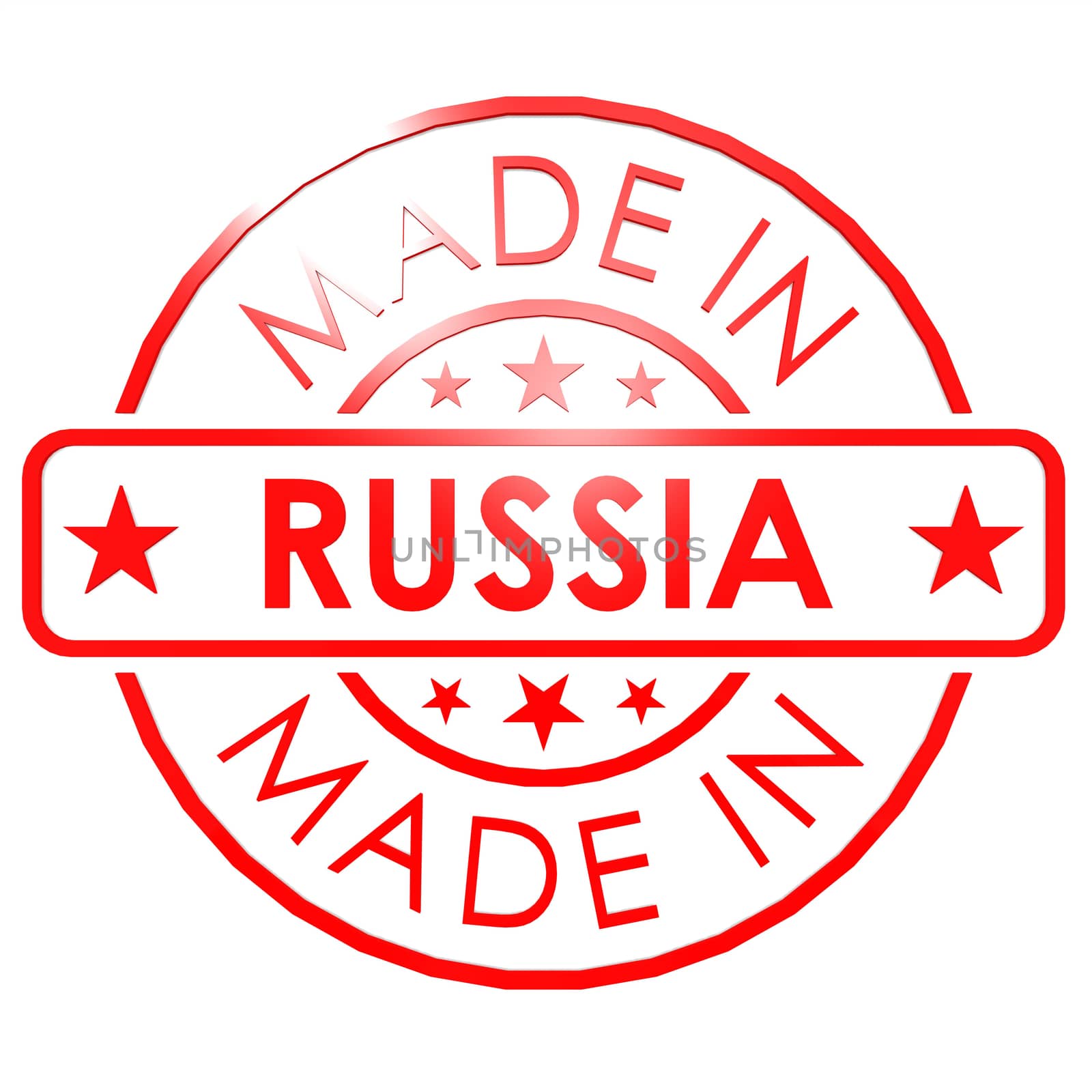 Made in Russia red seal