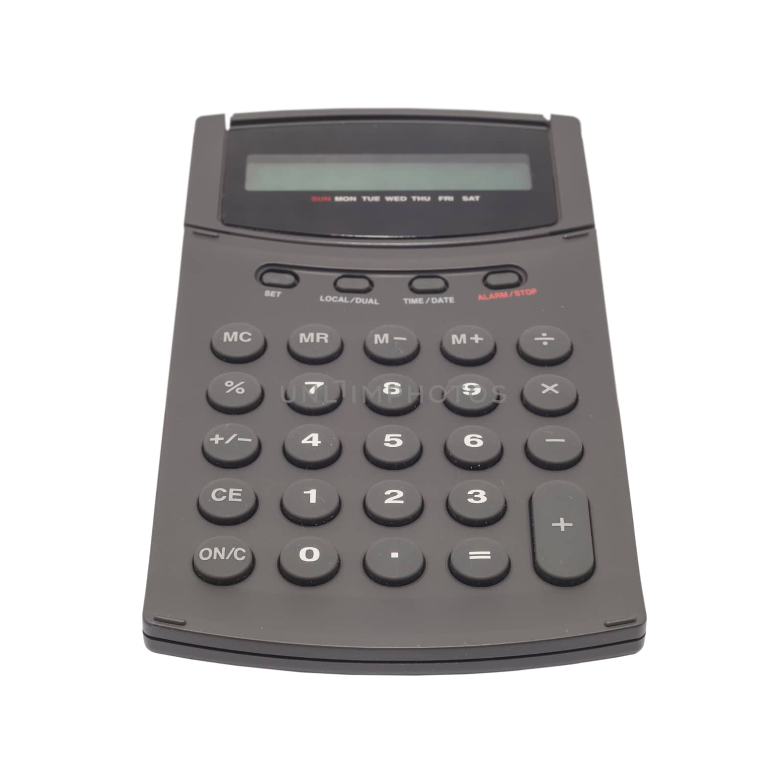 electronic calculator isolated 