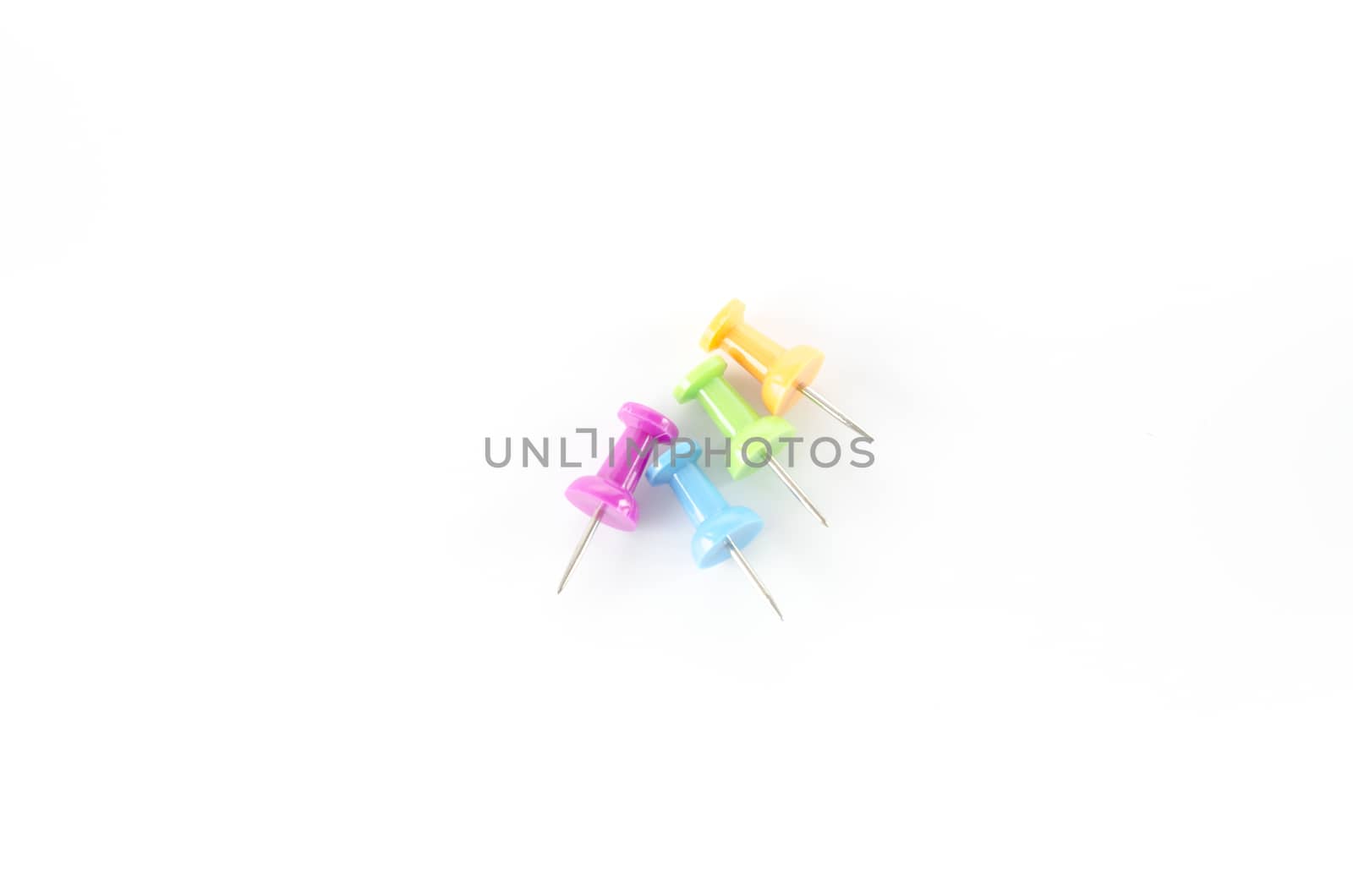 thumptack on a white background