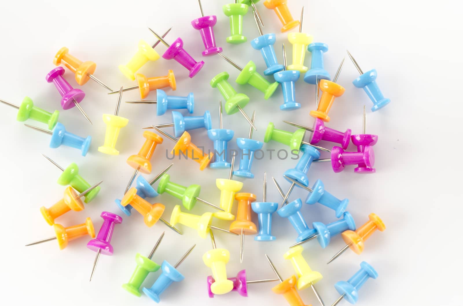 thumptack on a white background