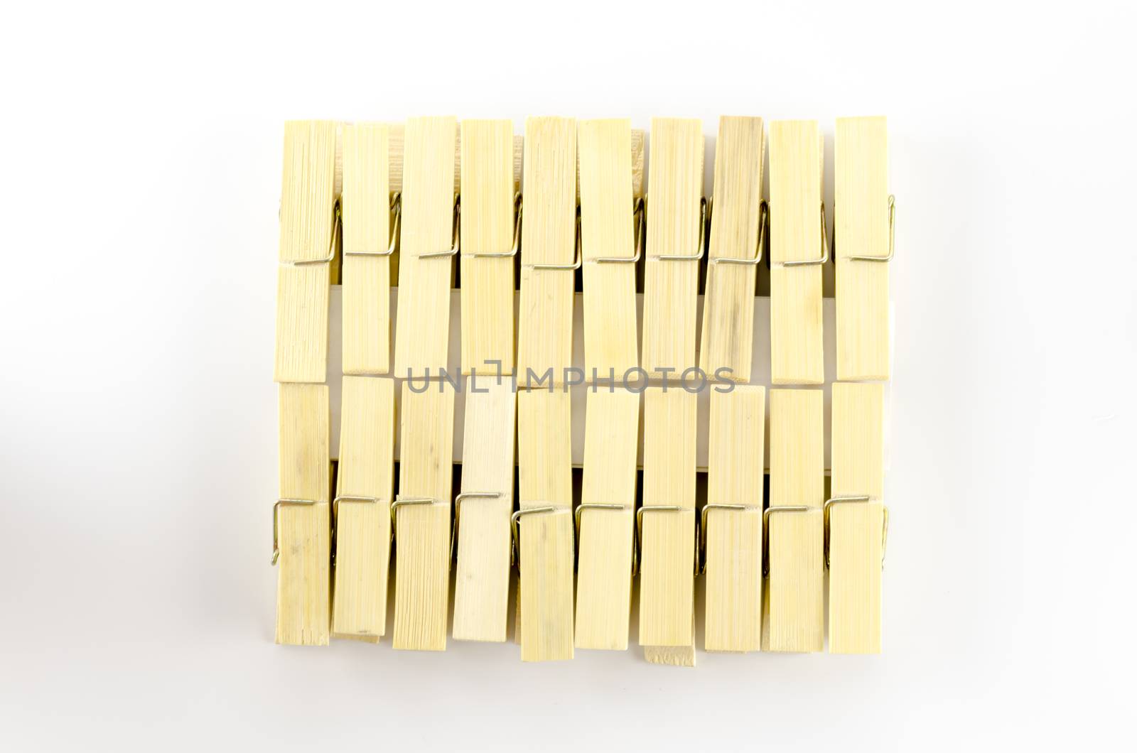 clothes pin on a white background