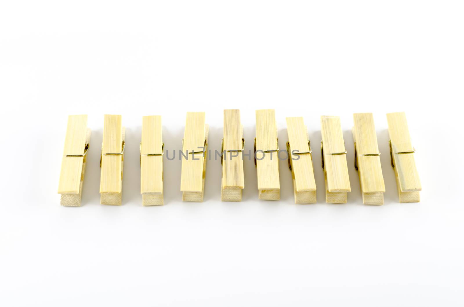 clothes pin on a white background
