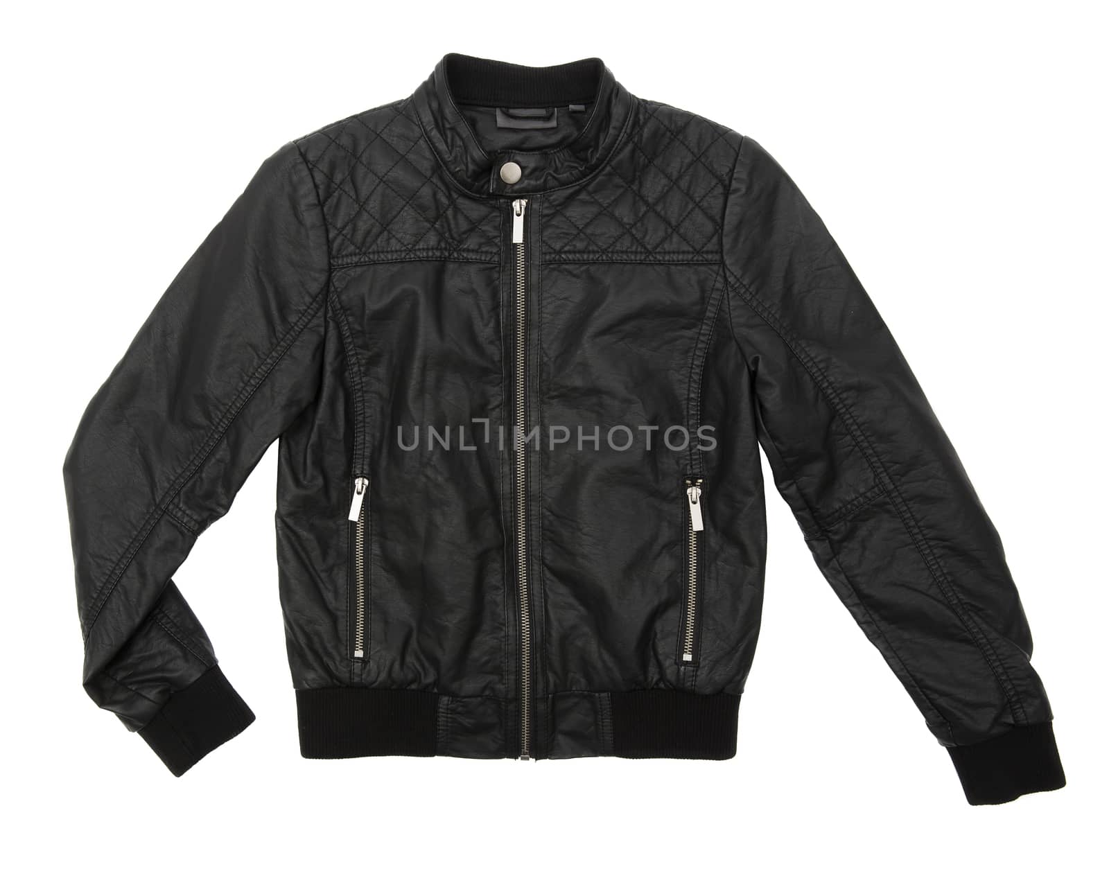 Black leather jacket by gemenacom