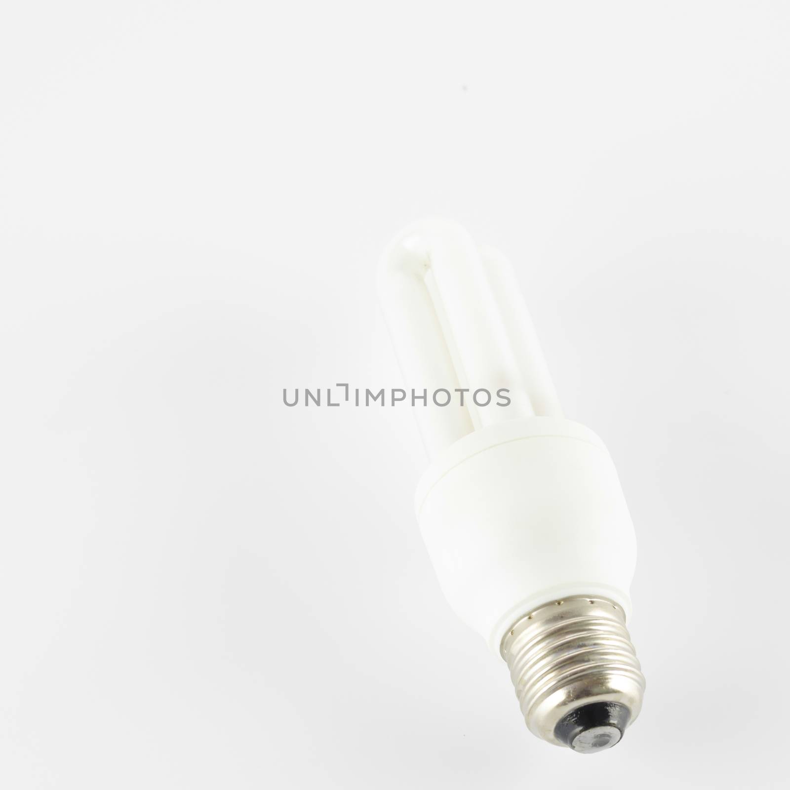 energy saving lamp on a white background