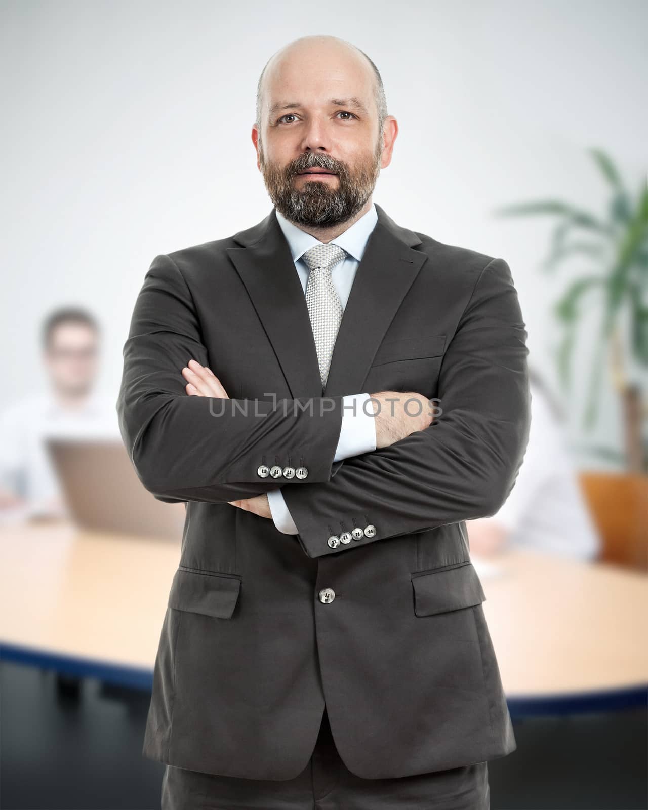 An image of a handsome business man