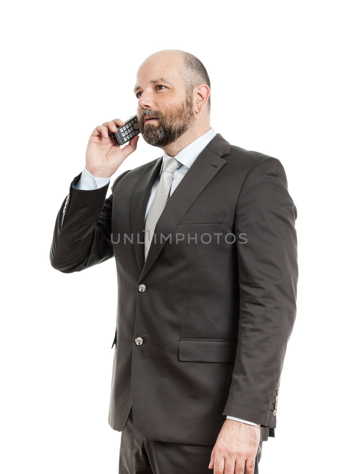 business man phone by magann