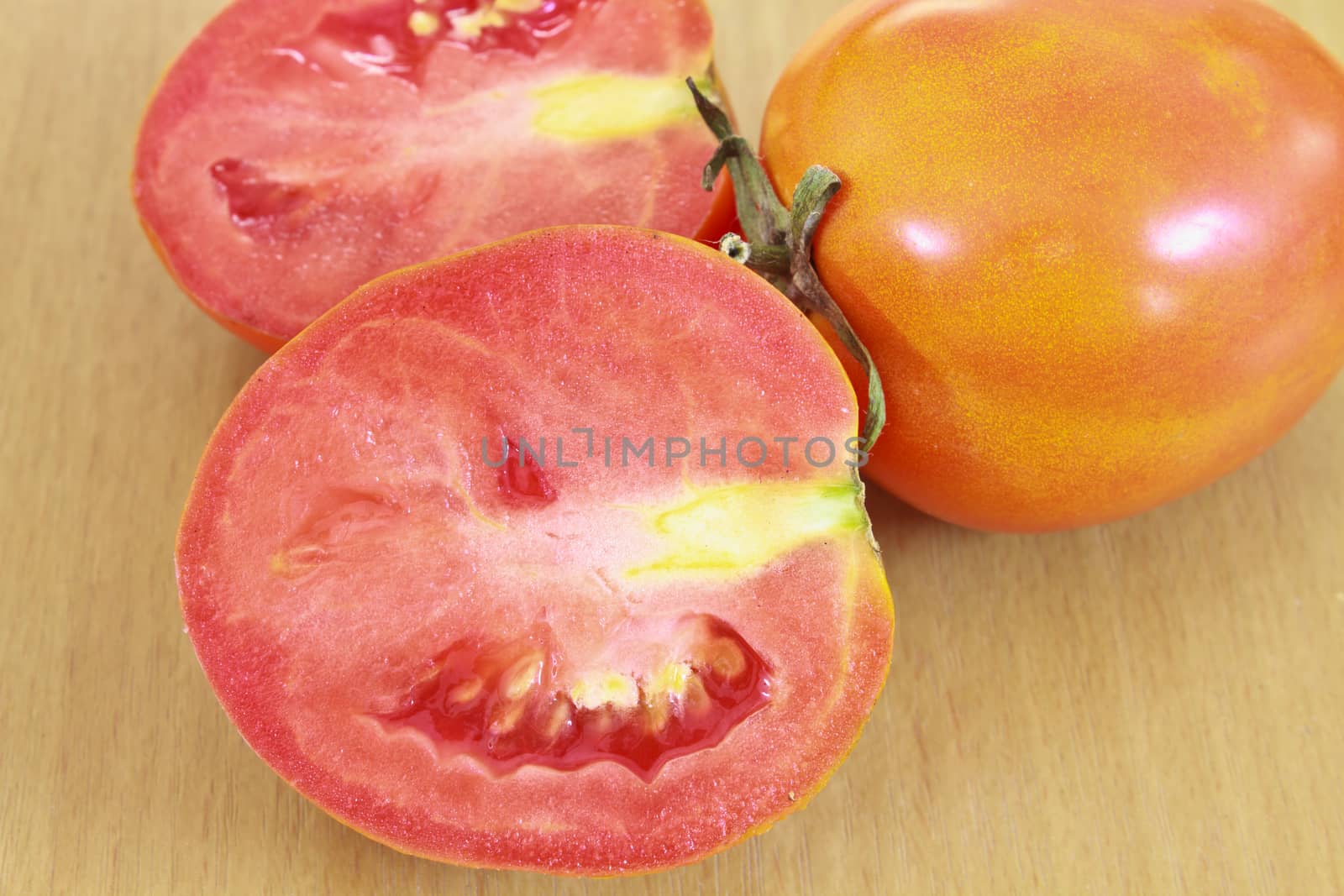 tomatos  on wood background