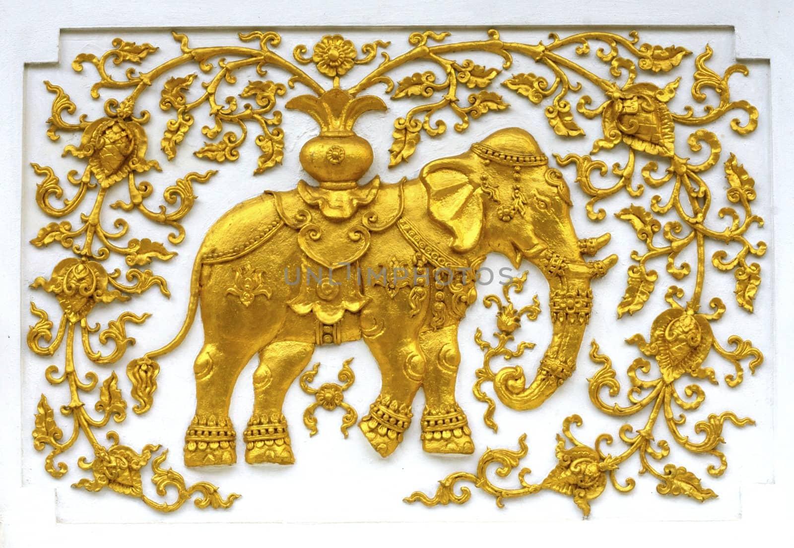 thai stucco pattern by nattapatt