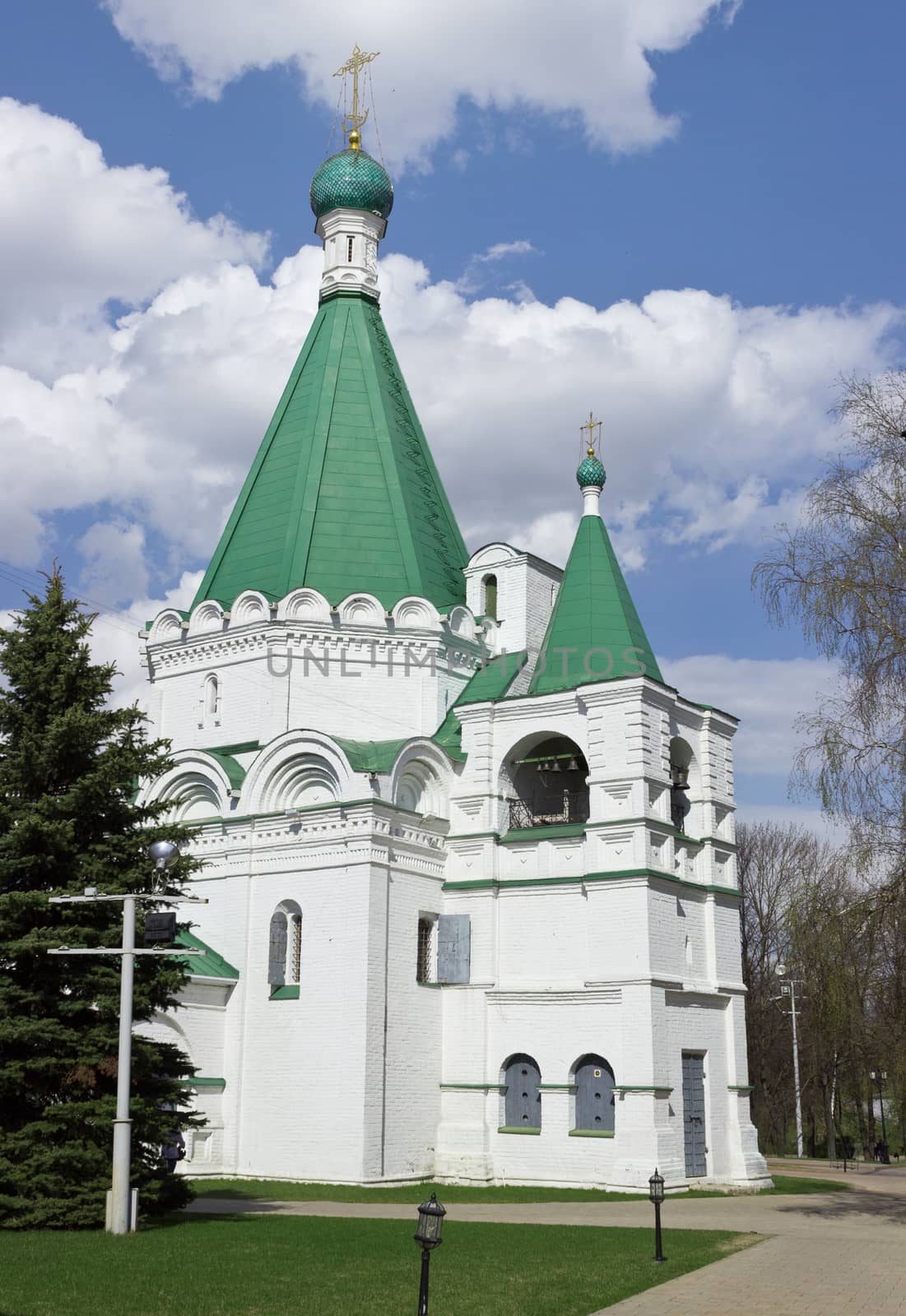 Archangel Michael's Cathedral in the Kremlin in Nizhny Novgorod. May. Russia