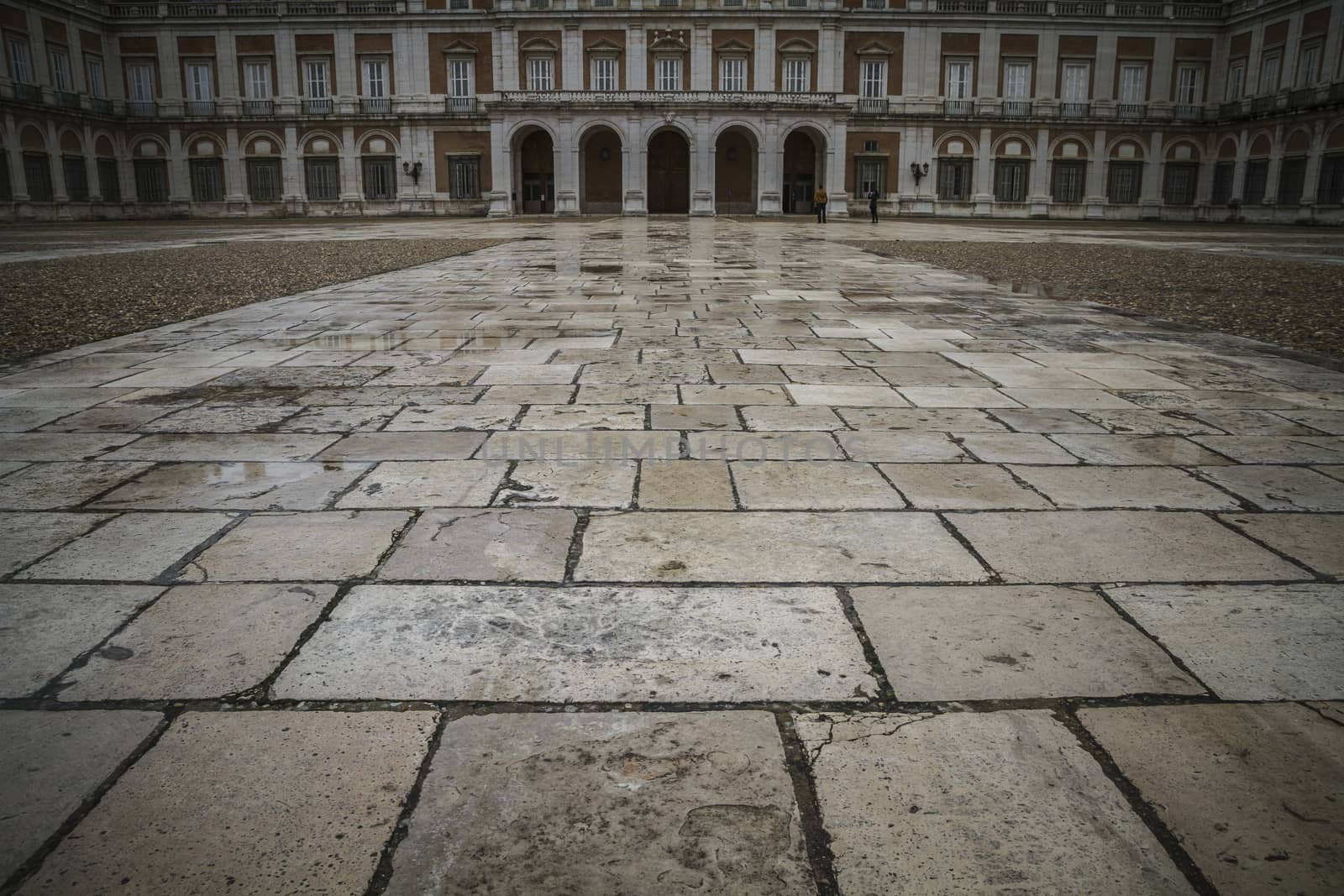 majestic palace of Aranjuez in Madrid, Spain