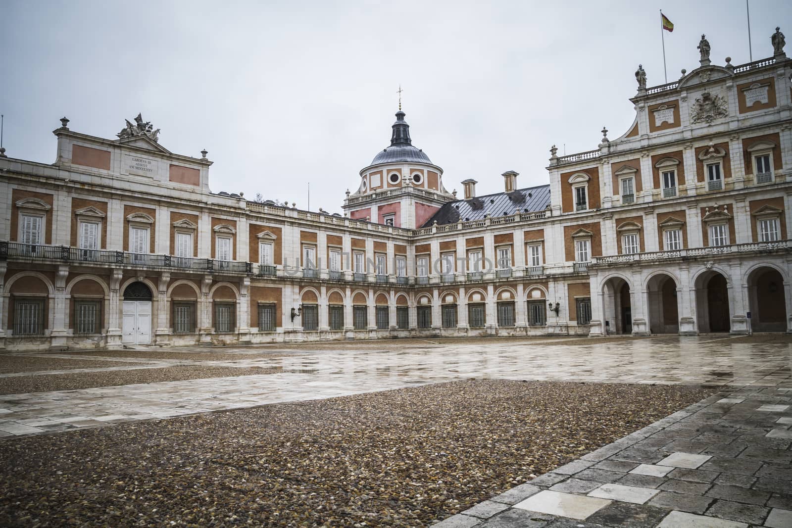 majestic palace of Aranjuez in Madrid, Spain