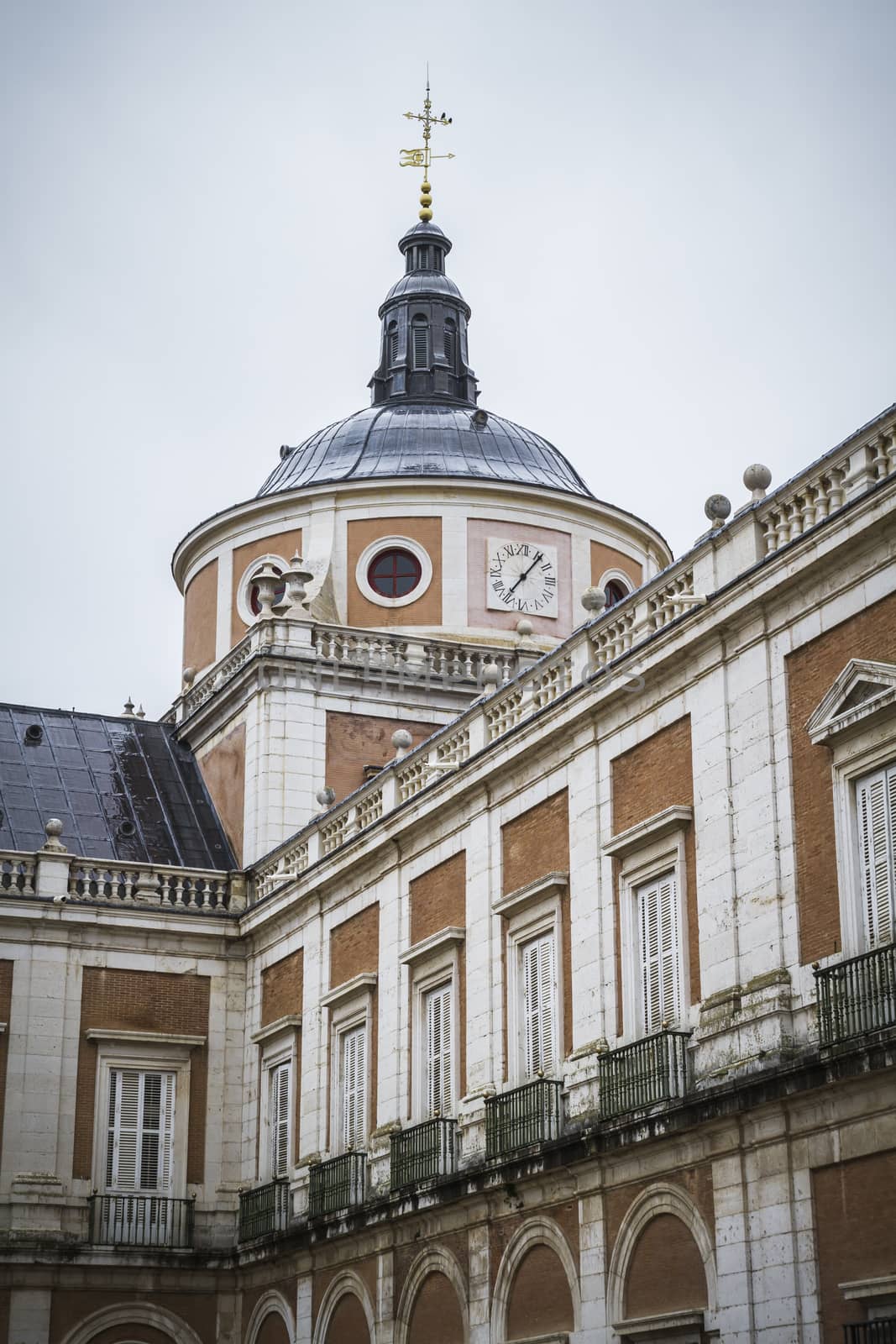 majestic palace of Aranjuez in Madrid, Spain