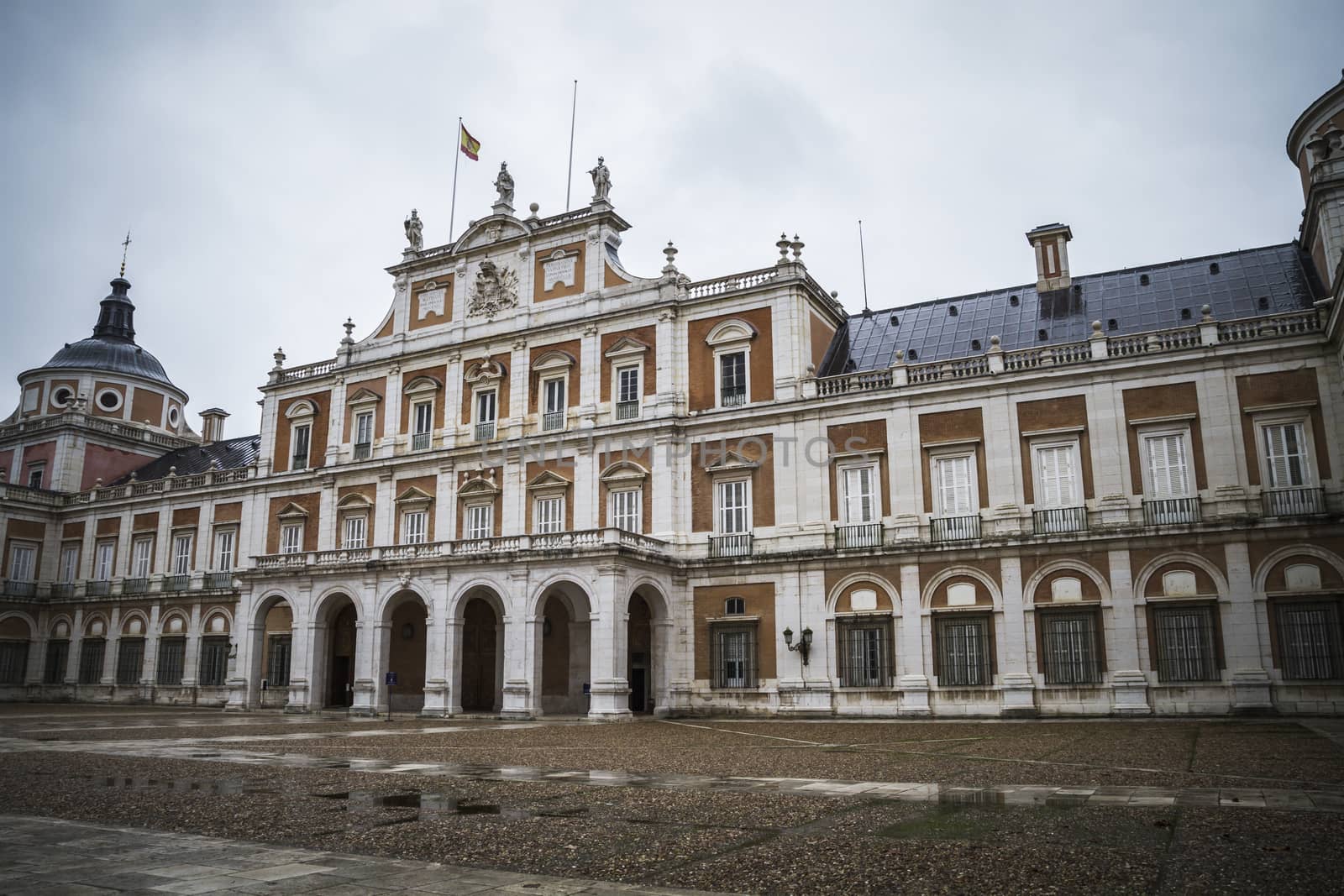 Power, majestic palace of Aranjuez in Madrid, Spain by FernandoCortes