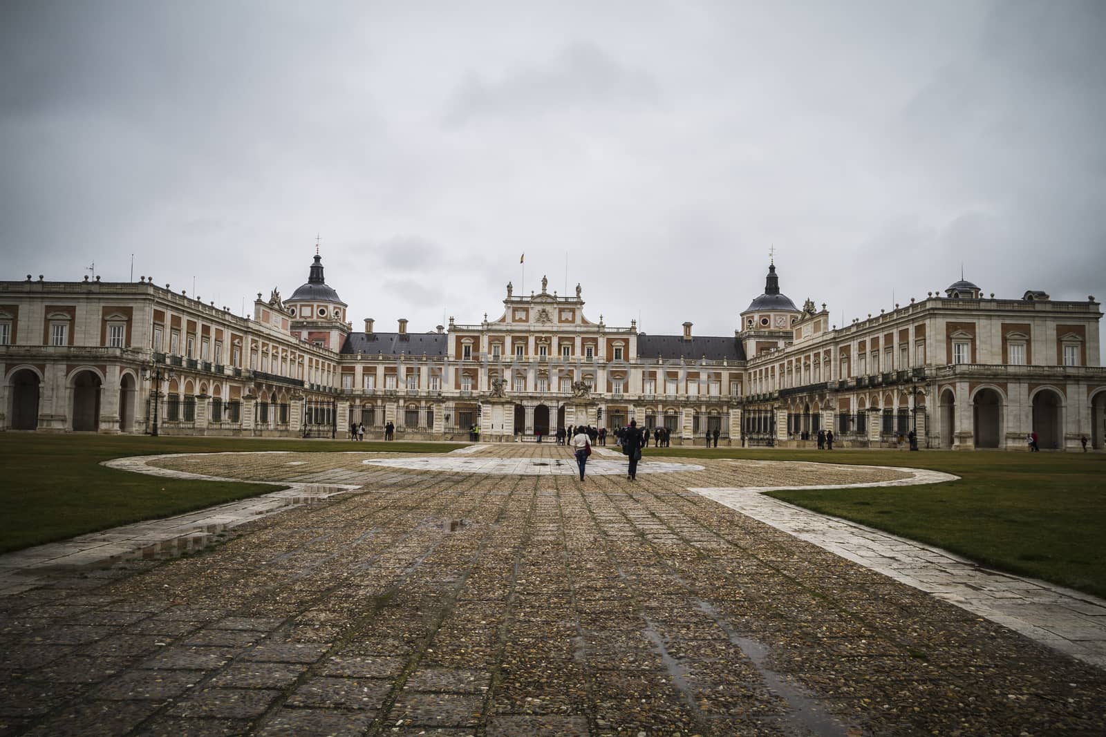 History, majestic palace of Aranjuez in Madrid, Spain by FernandoCortes