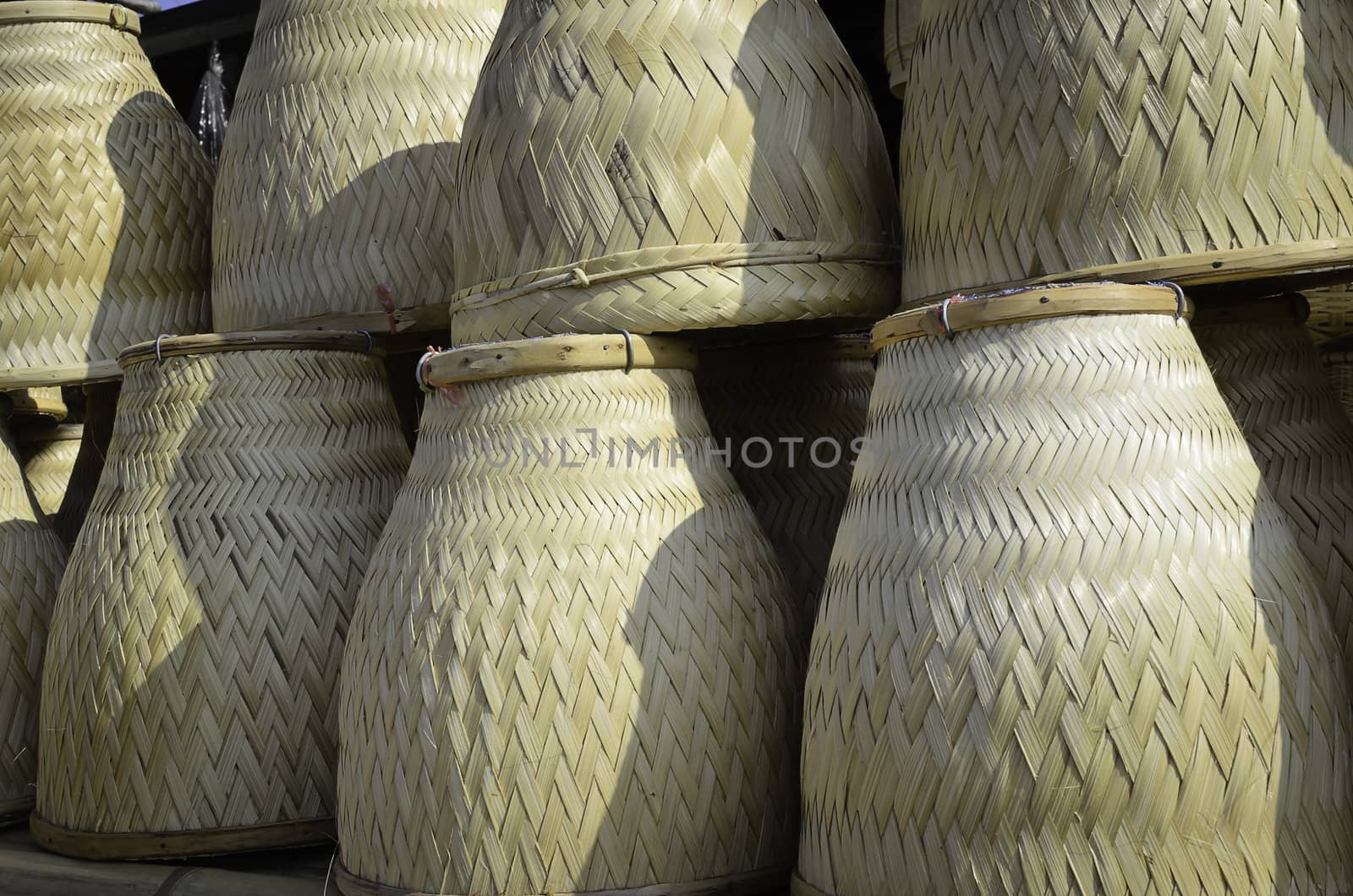 Handmade Bamboo basketwork for Sticky Rice Steaming by kobfujar