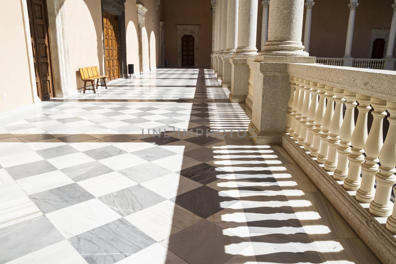 backyard, Indoor palace, Alcazar de Toledo, Spain by FernandoCortes