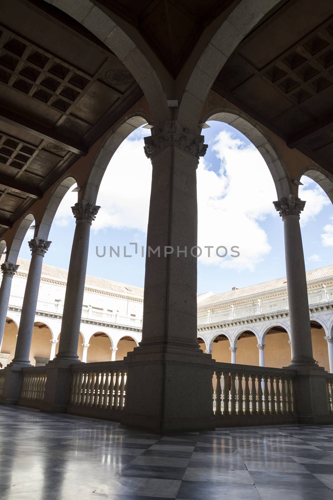 Indoor palace, Alcazar de Toledo, Spain by FernandoCortes