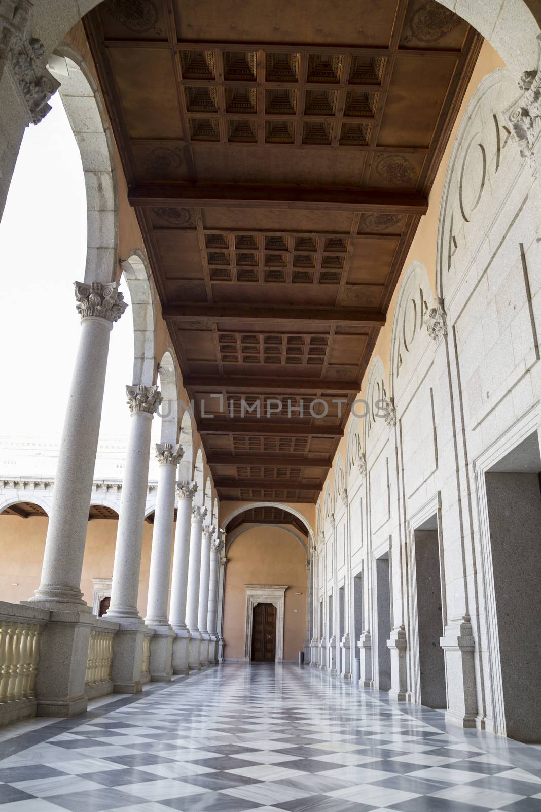 Indoor palace, Alcazar de Toledo, Spain