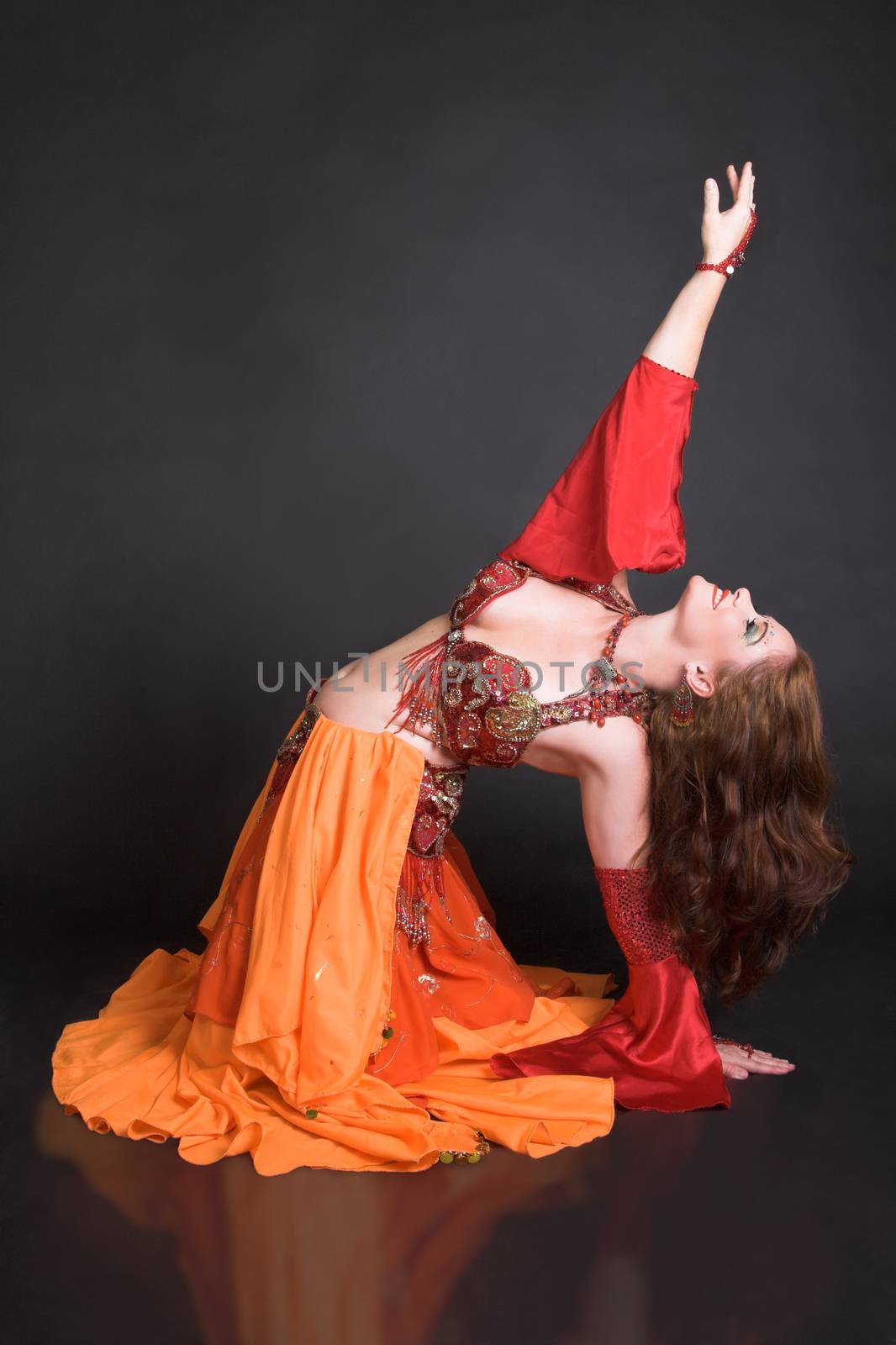 Belly Dancer in Red by carlush