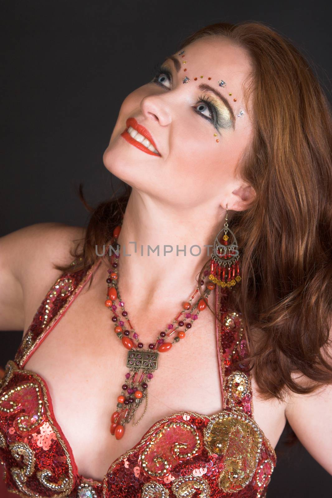 Belly Dancer in Red by carlush