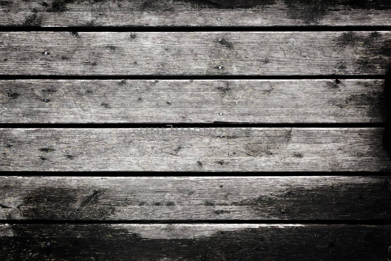 Grunge rustic real wood planks, board. Perfect for background, texture by photocreo