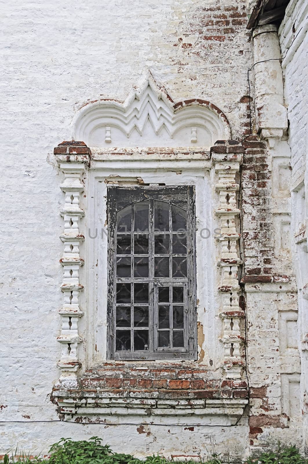 Old window in ancient church by wander