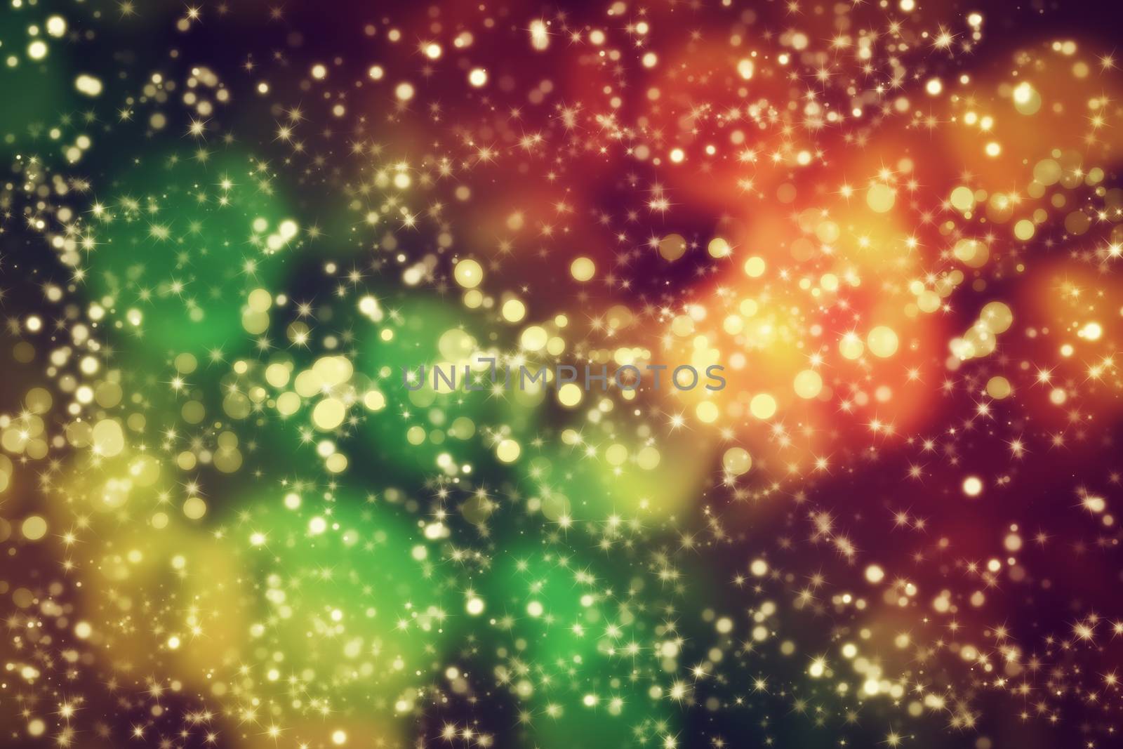 Galaxy, space abstract background. Stars, planets, lights by photocreo