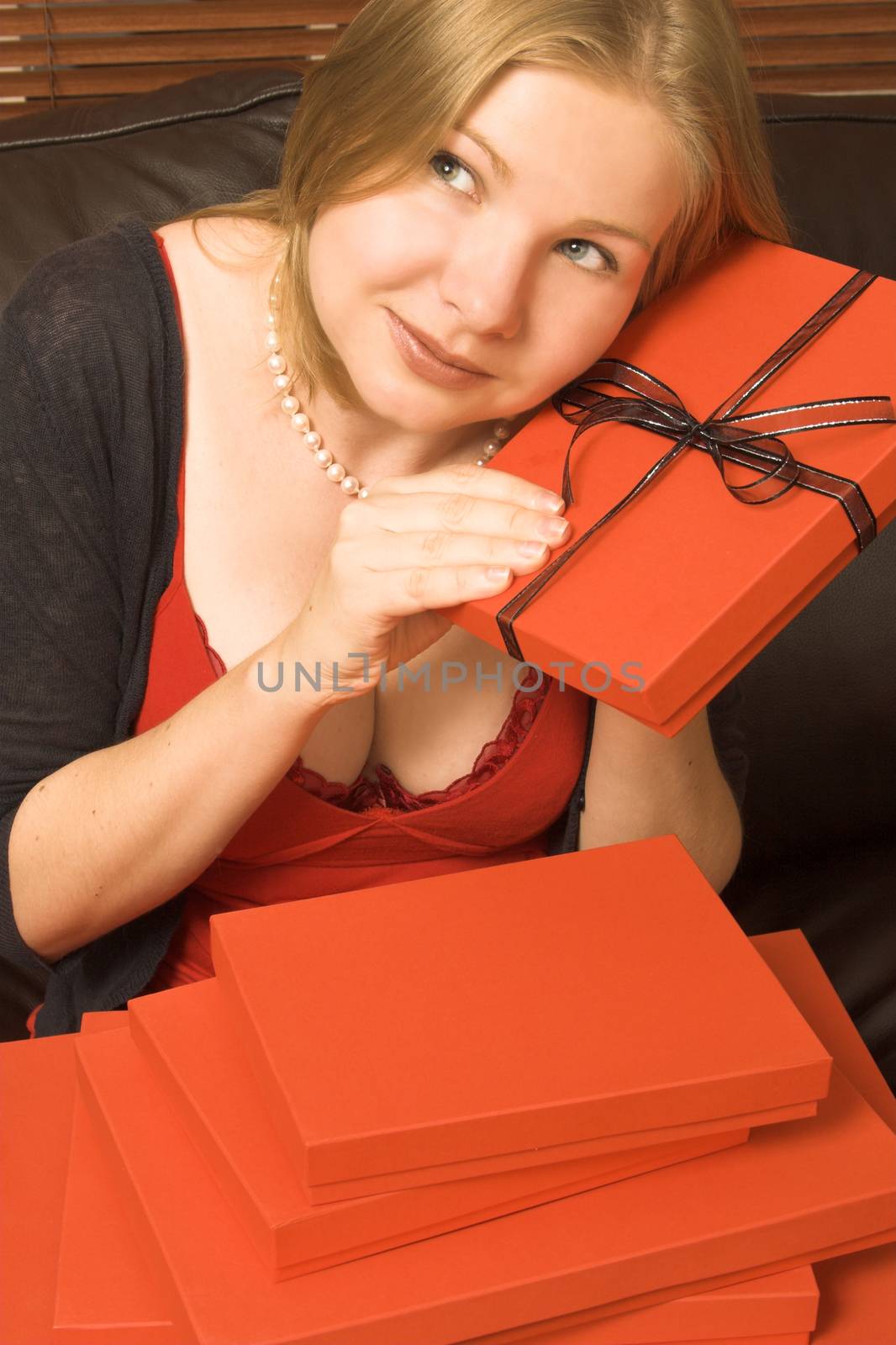 Beautiful young woman enjoying a cup of tea