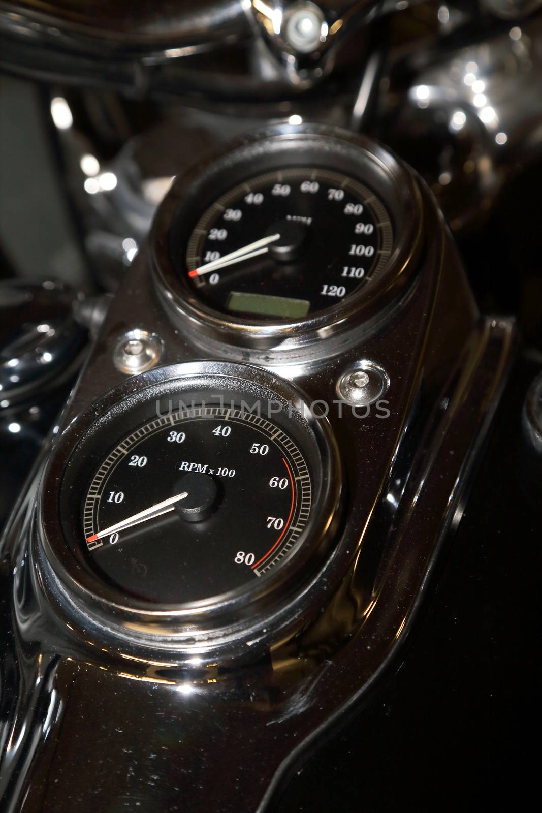Motorcycle speedometer  by payphoto