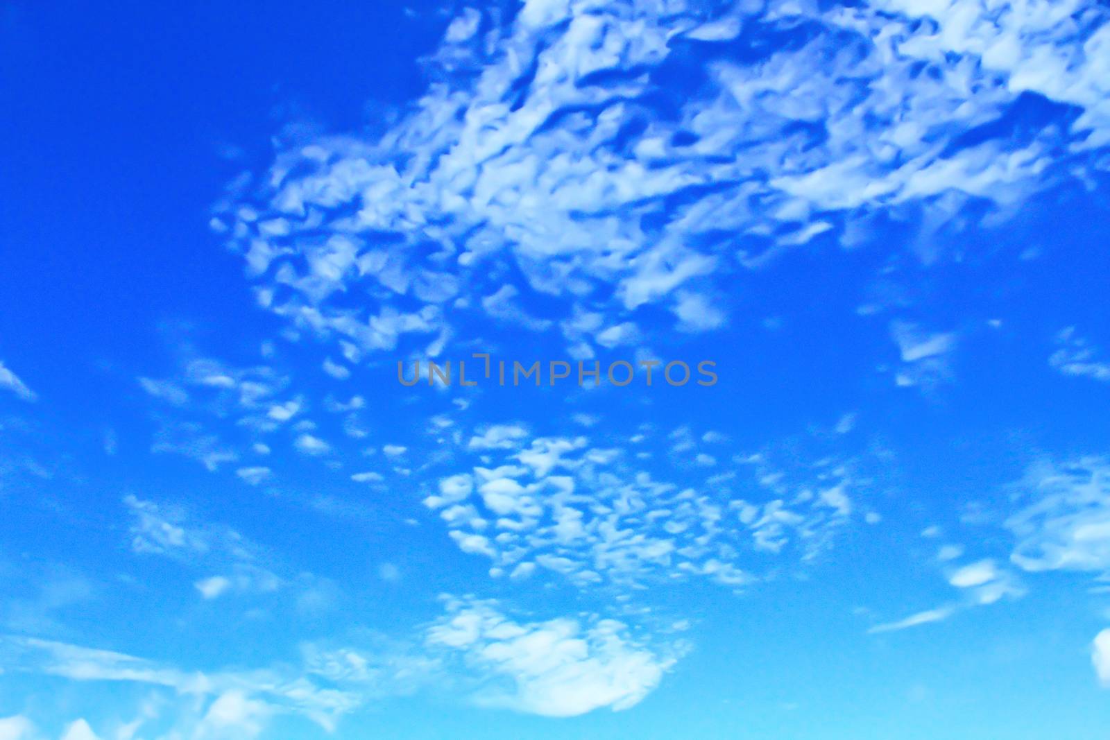 blue sky with white clouds. can be used as background by forest71