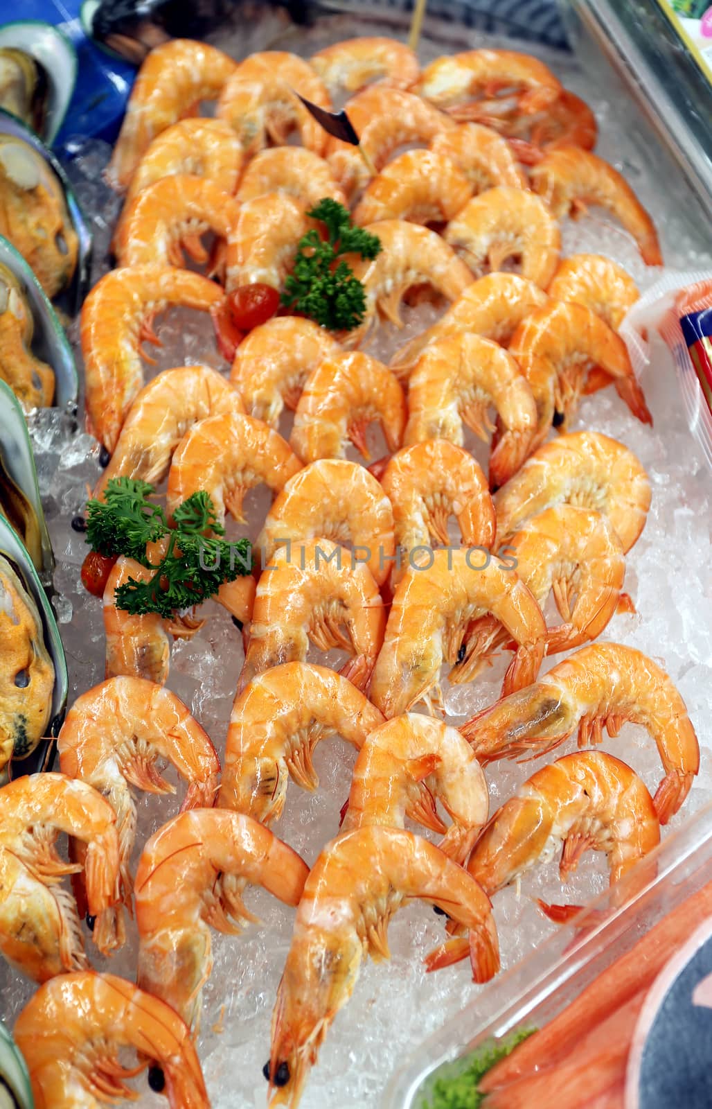 shrimp on ice by kostin77