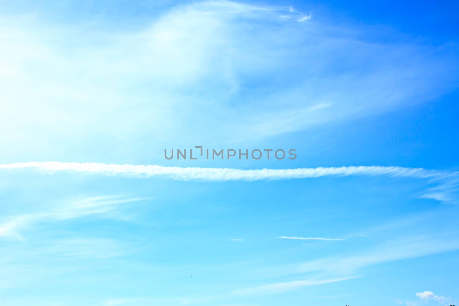 blue sky with white clouds. can be used as background by forest71