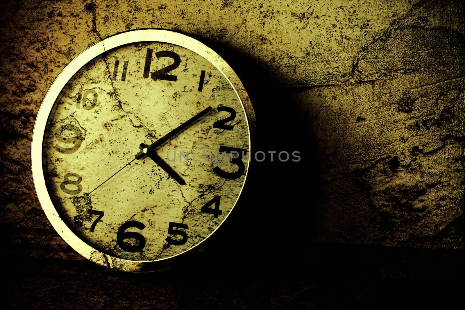 Grunge Clock Background Texture by okanakdeniz