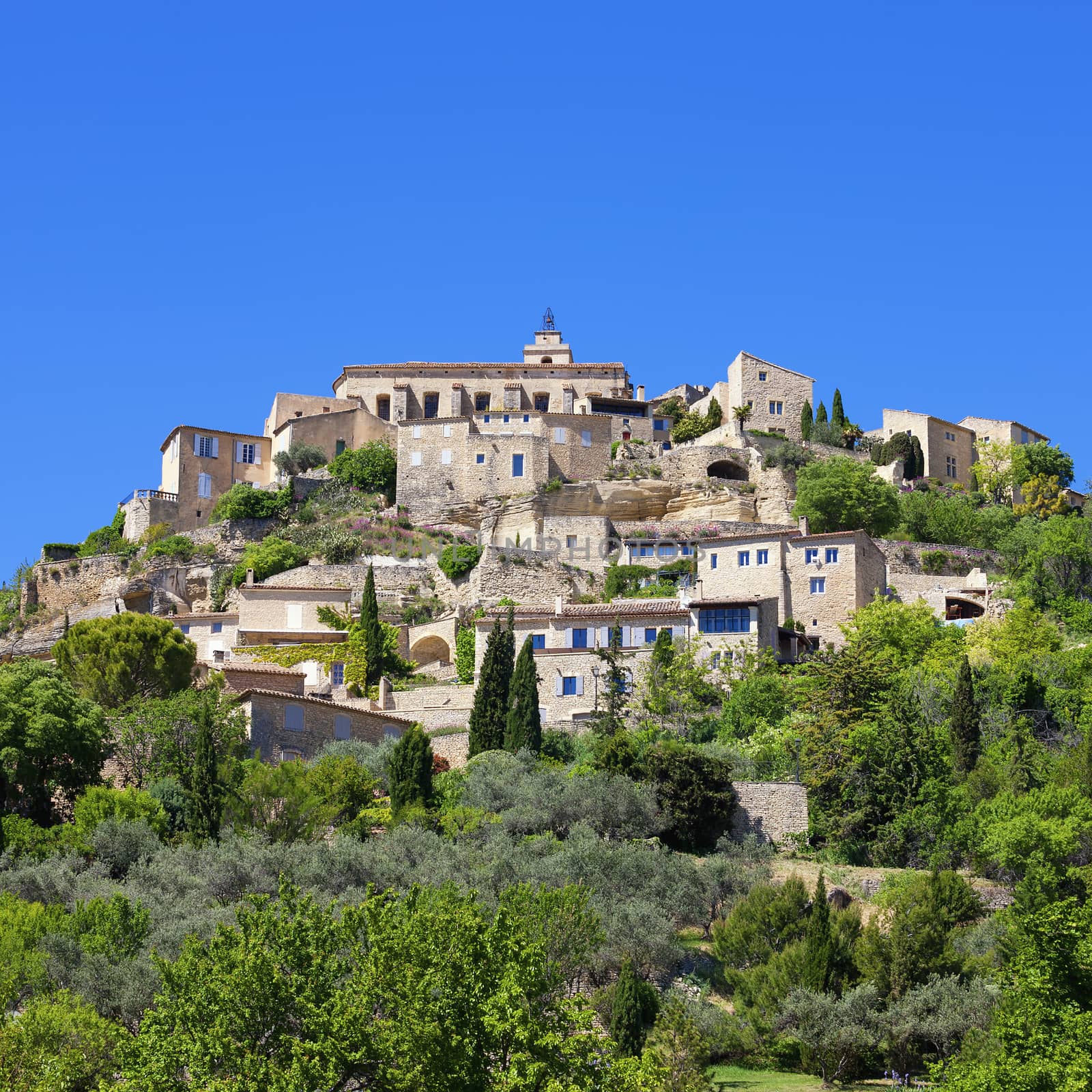 Famous Gordes medieval village by vwalakte