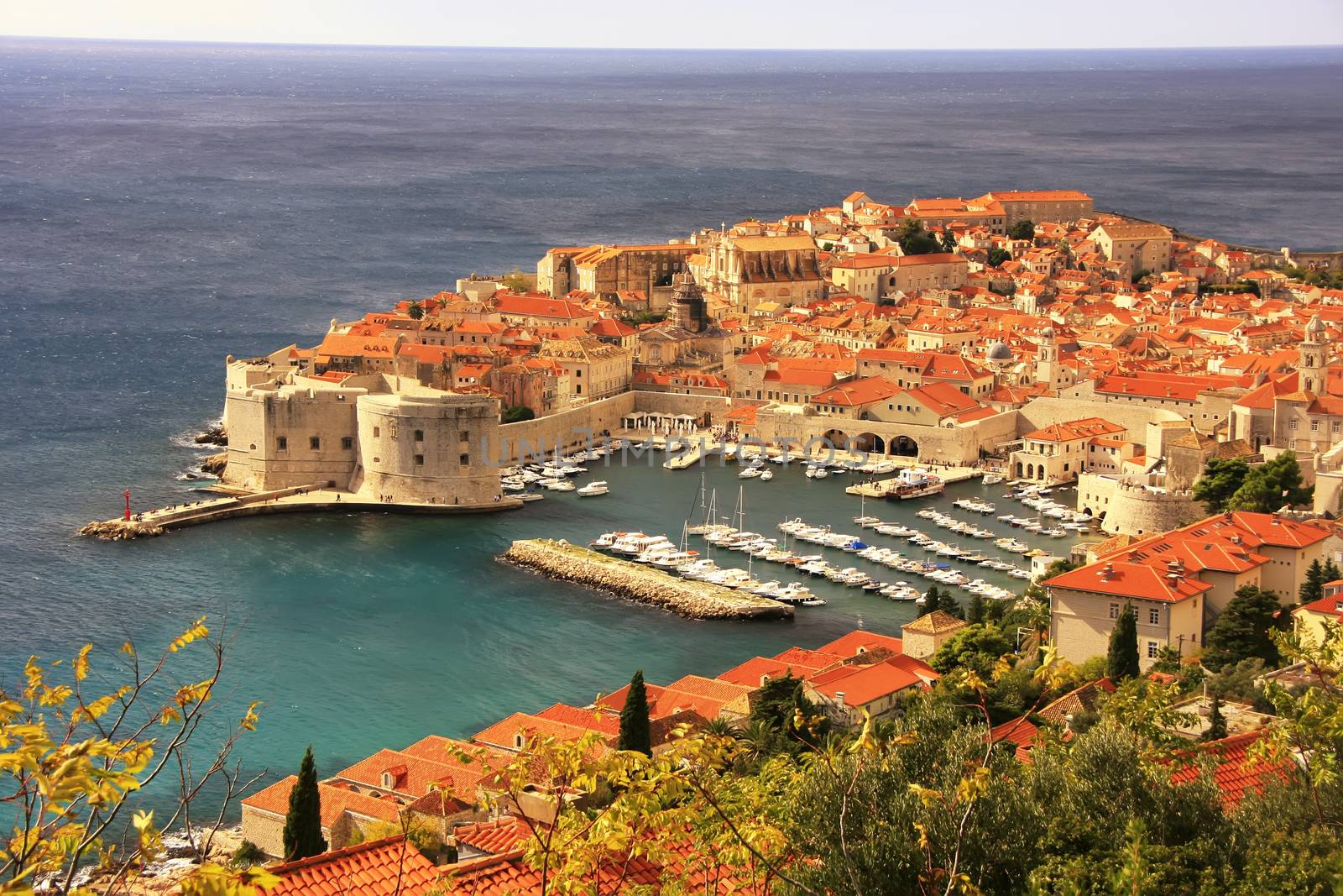 The Old Harbour at Dubrovnik, Croatia by donya_nedomam