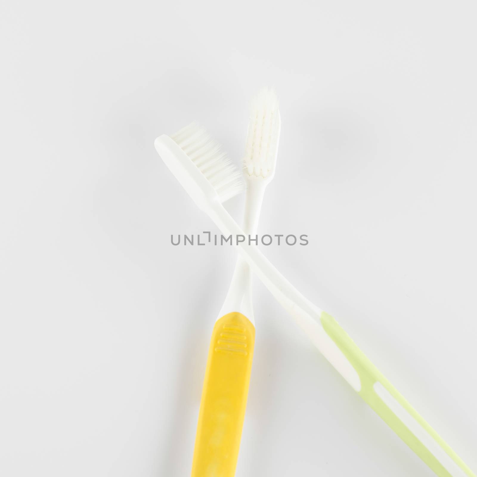 tooth brush on a white background