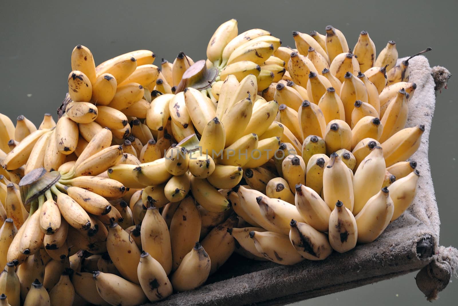 fruits in traditional floating market , Thailand. by think4photop