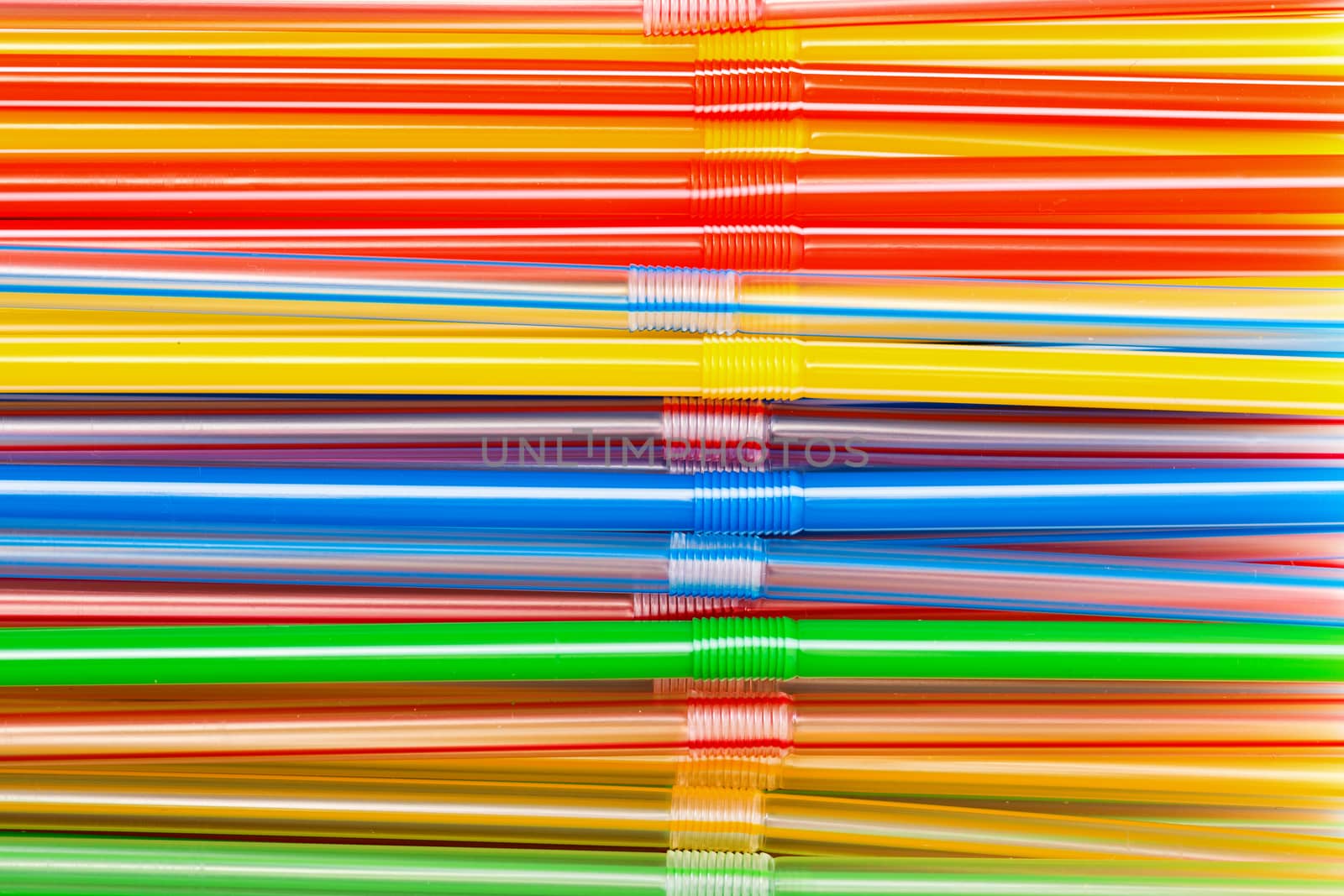 Background of Colored Plastic Drinking Straws by Discovod