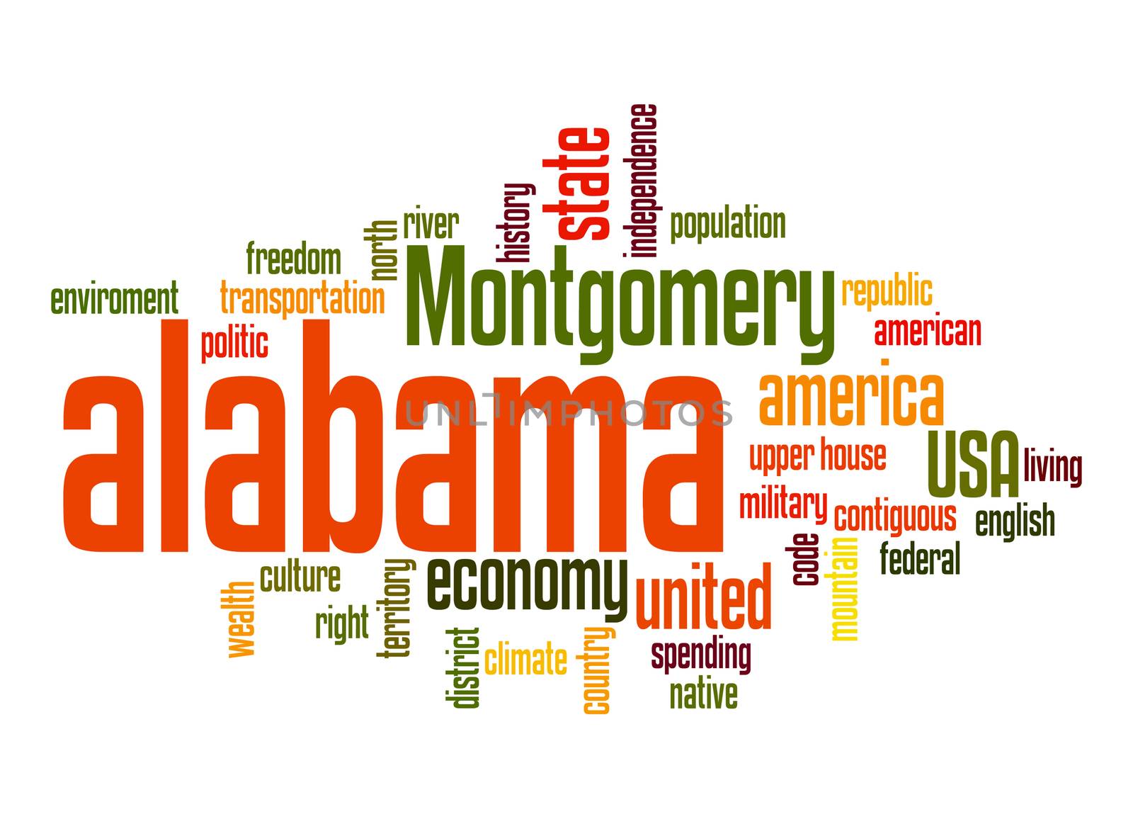 Alabama word cloud by tang90246