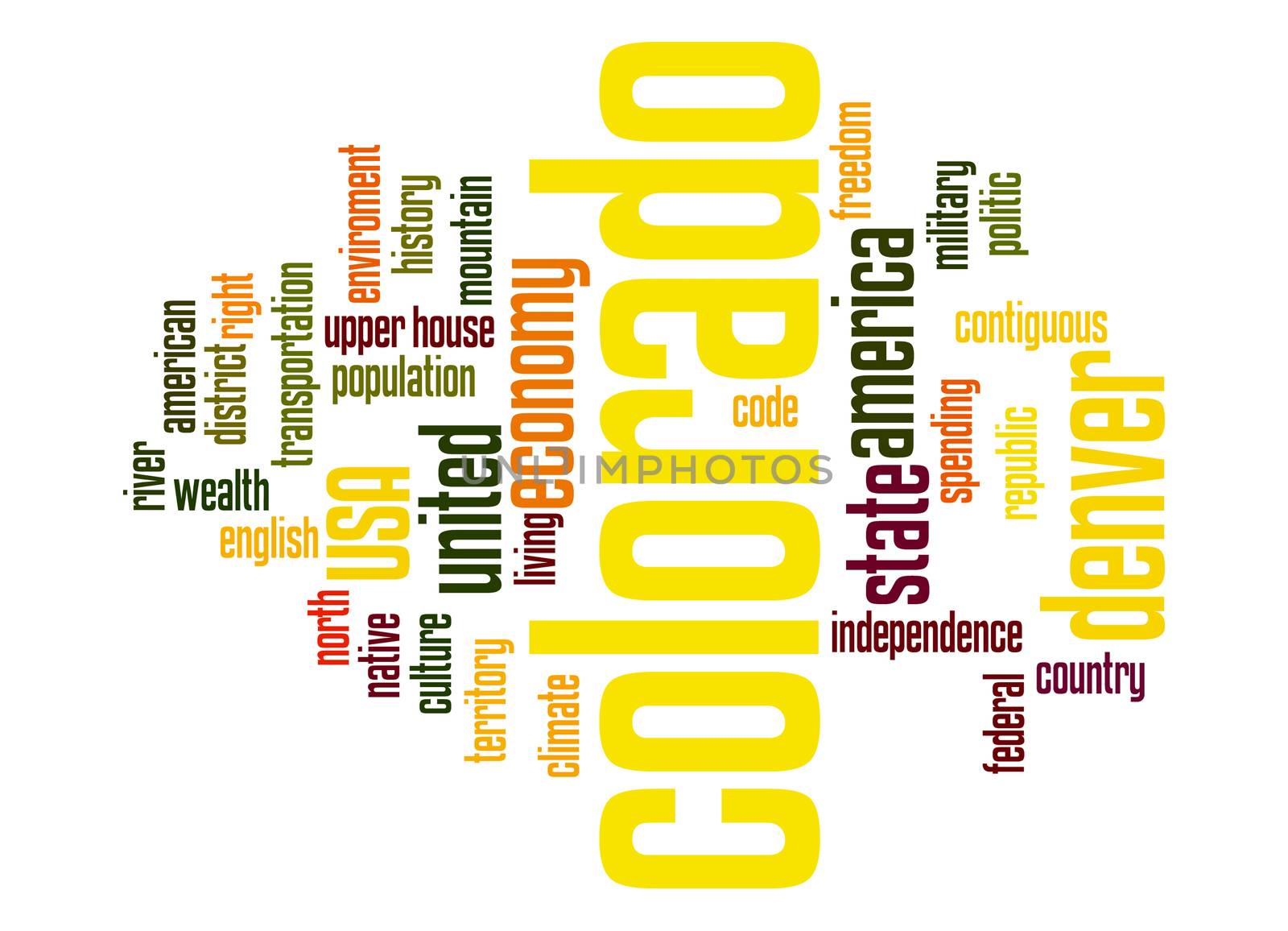 Colorado word cloud by tang90246